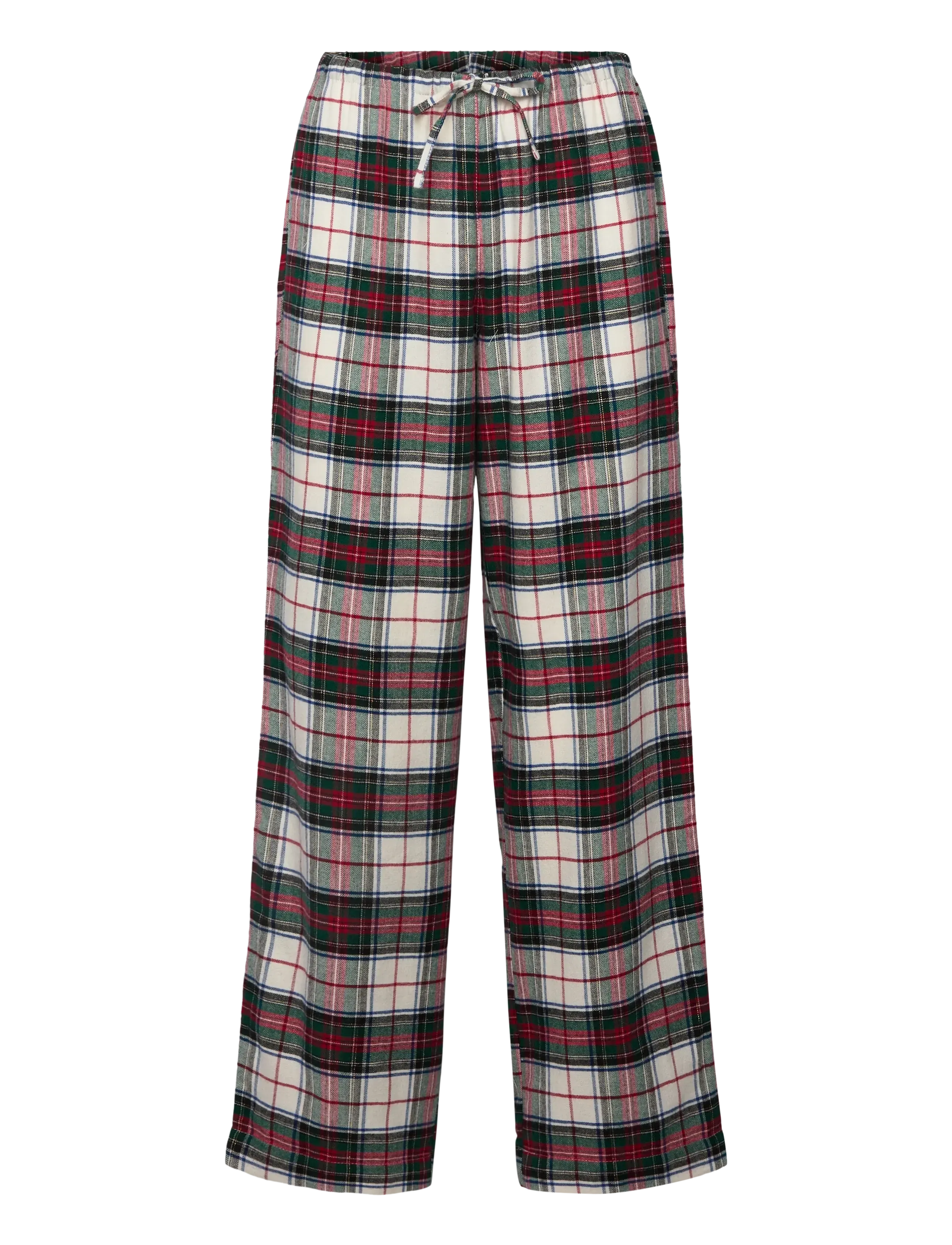 Lauren Ralph Lauren Homewear - LRL L/s Notch collar long pant pj s - pyjamas - cream plaid - 3