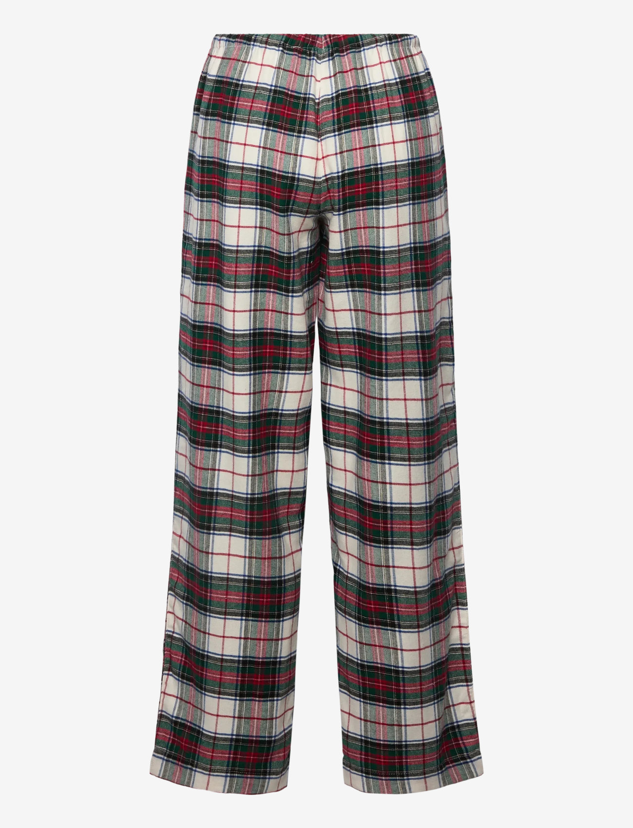 Lauren Ralph Lauren Homewear - LRL L/s Notch collar long pant pj s - weihnachts-pyjamas - cream plaid - 4