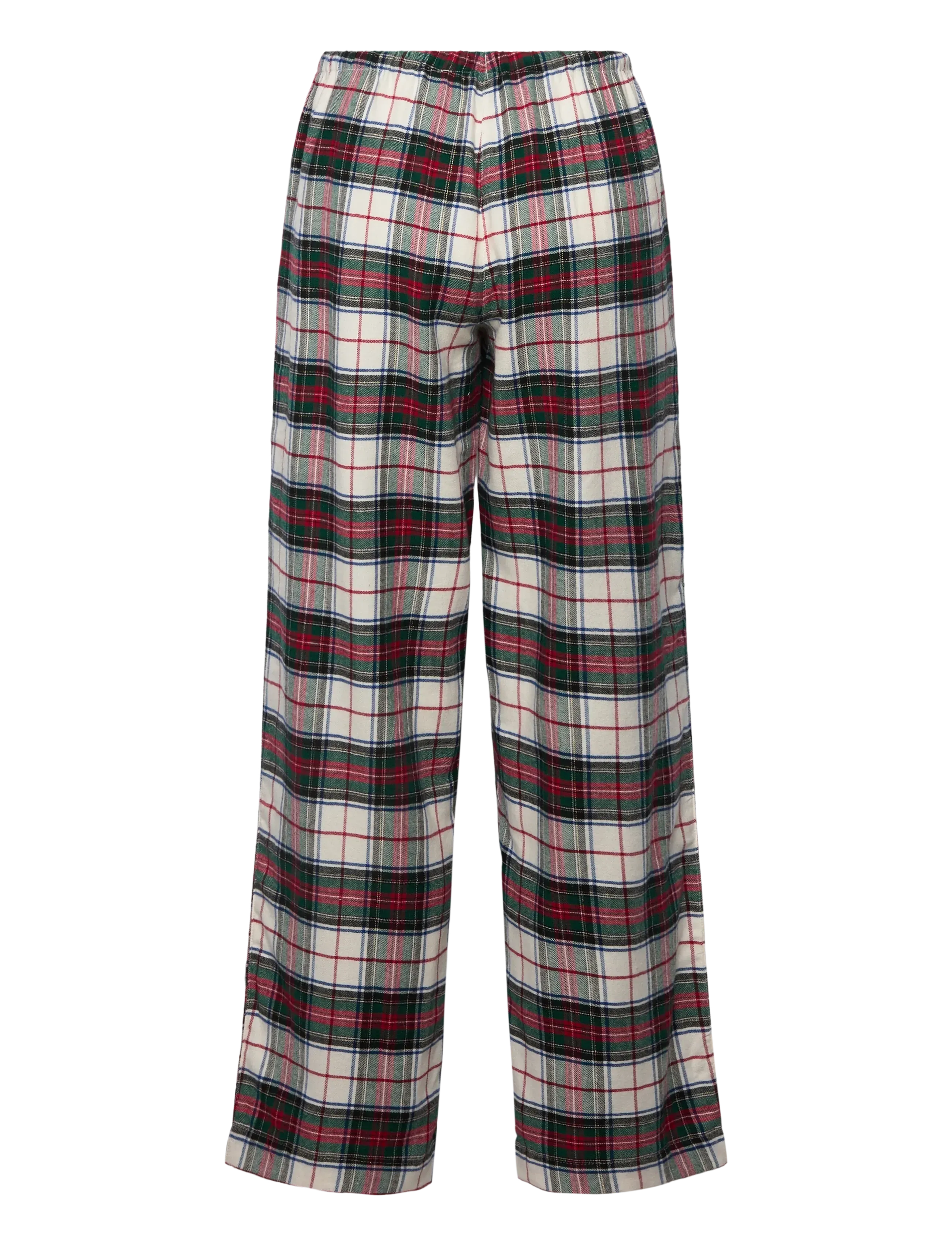 Lauren Ralph Lauren Homewear - LRL L/s Notch collar long pant pj s - pyjamas - cream plaid - 4