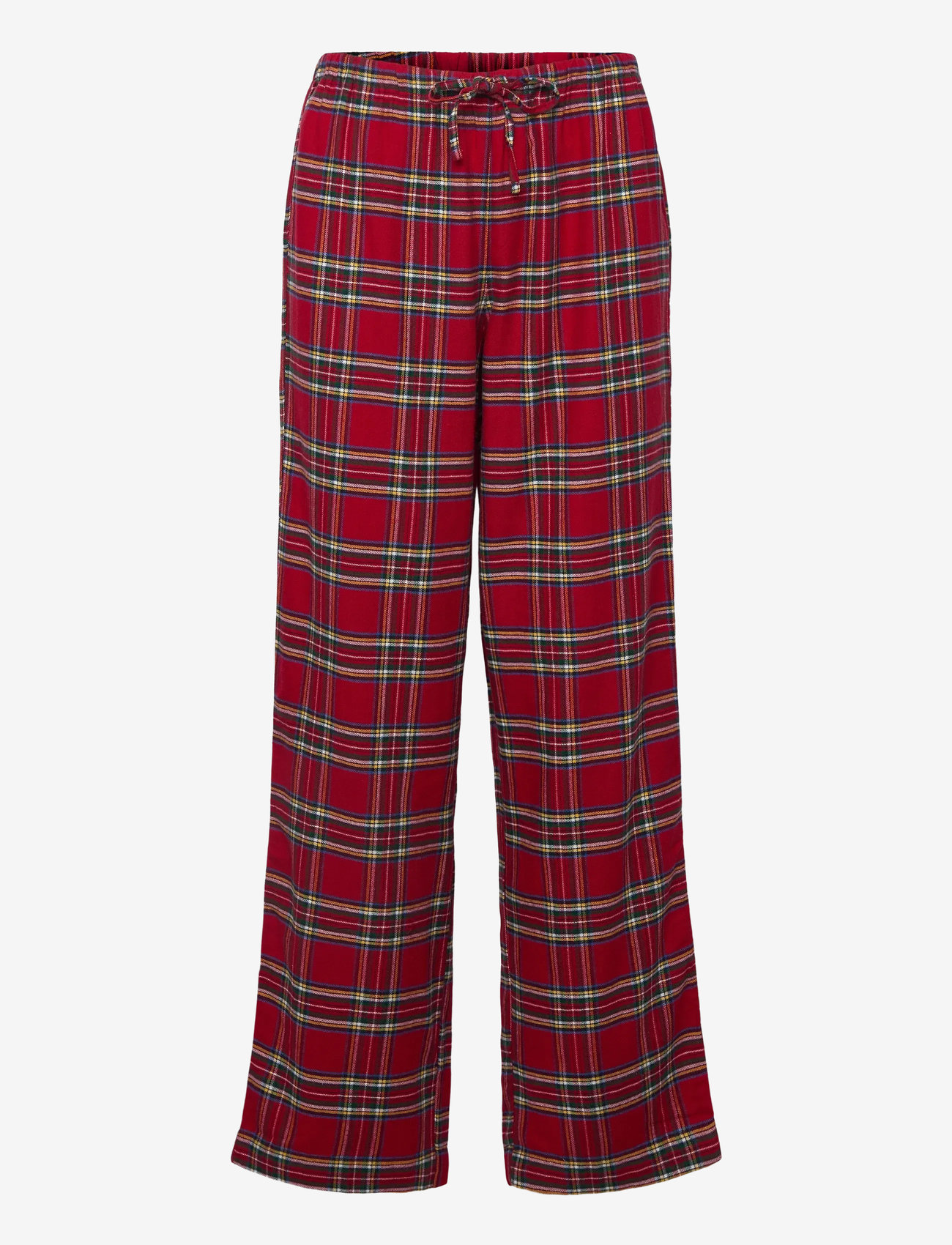 Lauren Ralph Lauren Homewear - LRL L/s Notch collar long pant pj s - ziemassvētku pidžamas - red plaid - 3