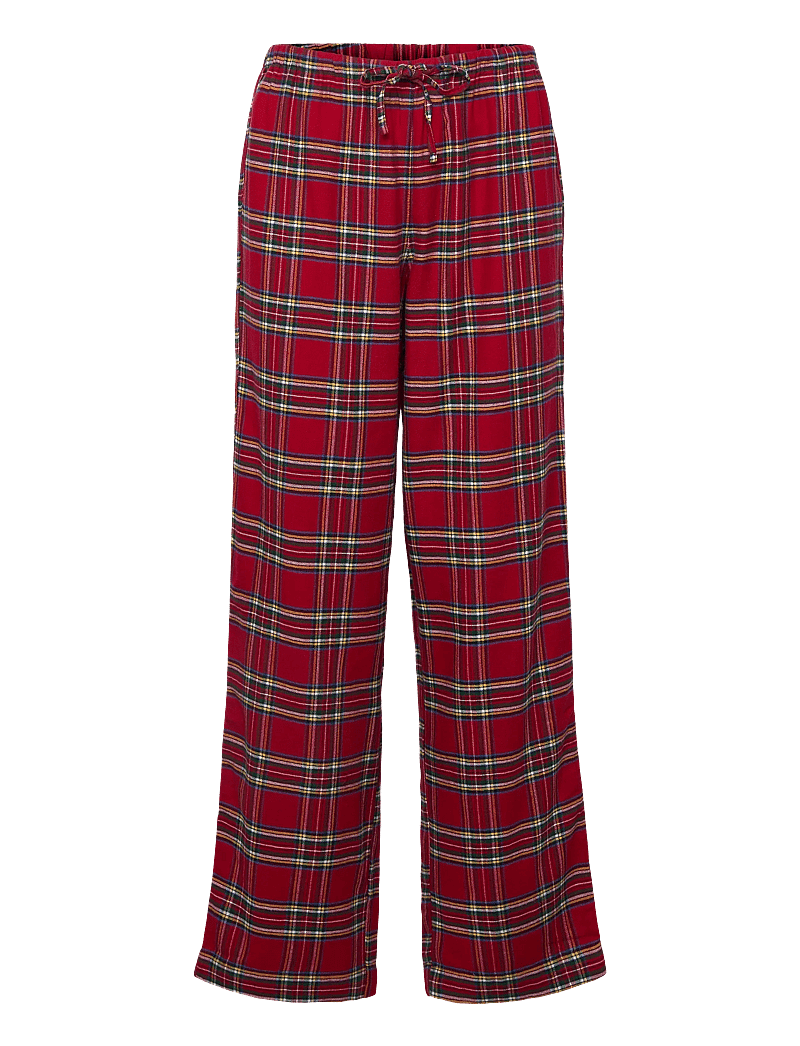 Lauren Ralph Lauren Homewear - LRL L/s Notch collar long pant pj s - weihnachts-pyjamas - red plaid - 3