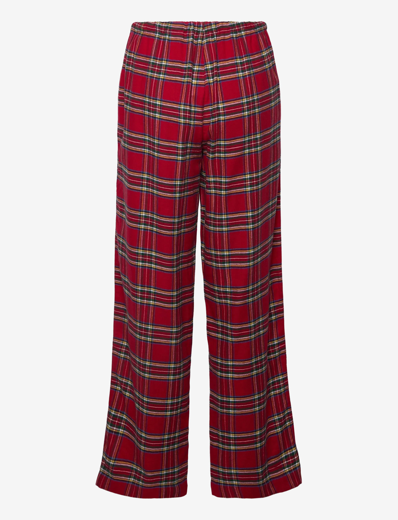 Lauren Ralph Lauren Homewear - LRL L/s Notch collar long pant pj s - ziemassvētku pidžamas - red plaid - 4