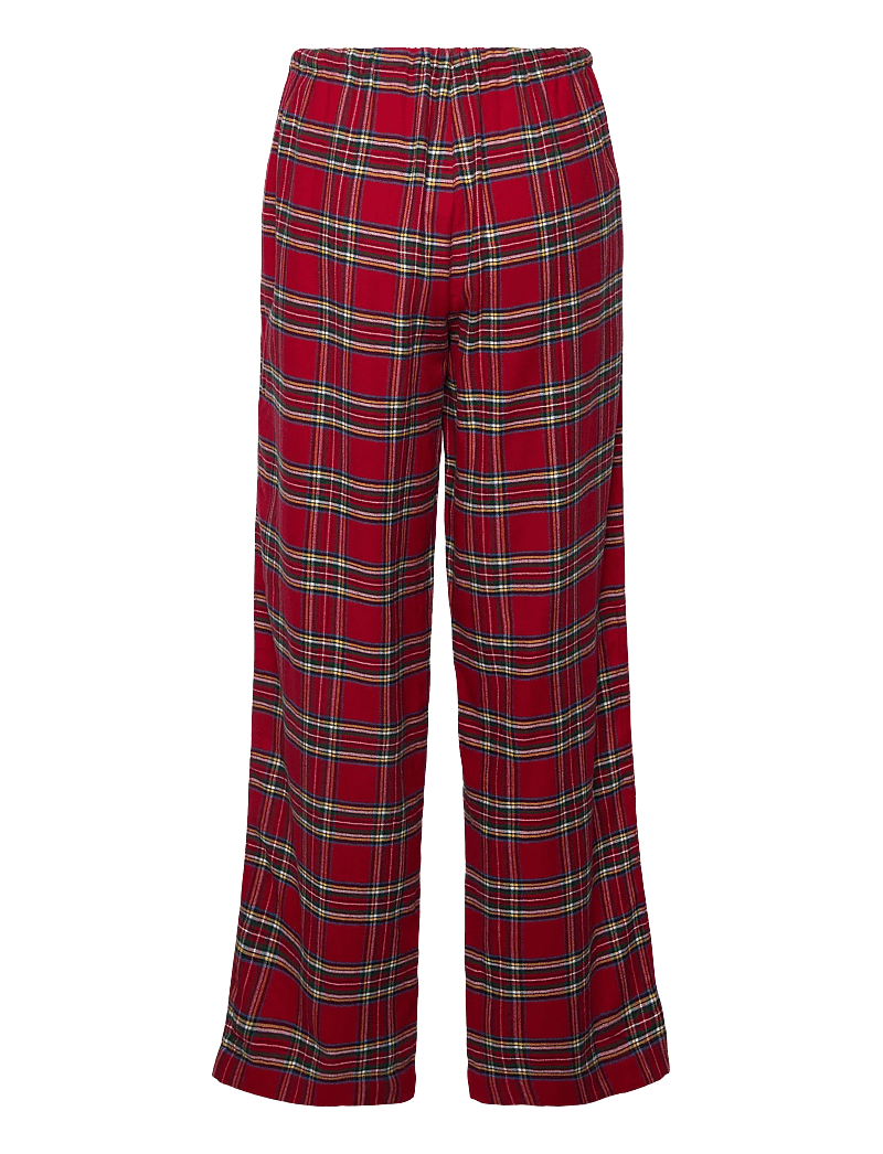 Lauren Ralph Lauren Homewear - LRL L/s Notch collar long pant pj s - weihnachts-pyjamas - red plaid - 4