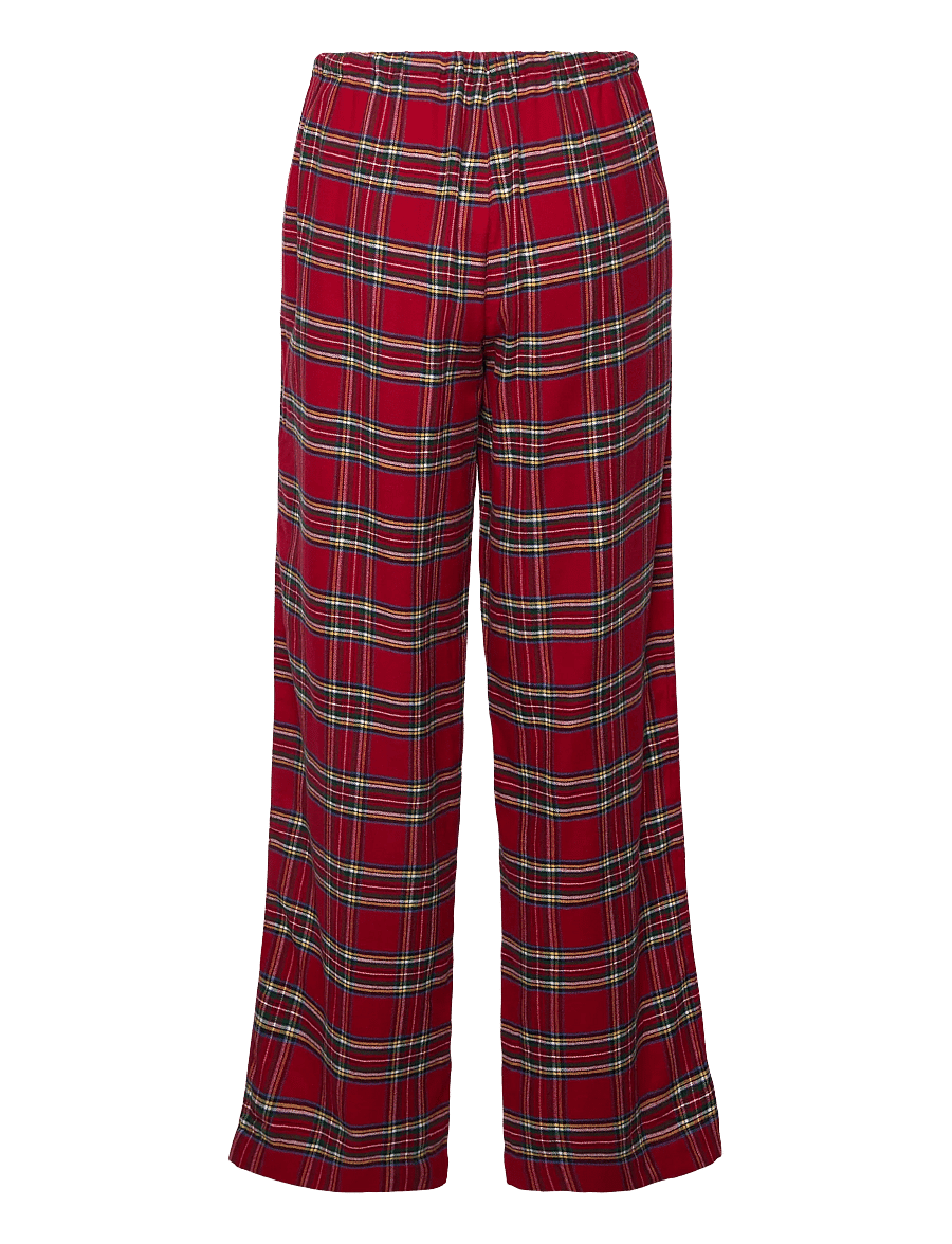 Lauren Ralph Lauren Homewear - LRL L/s Notch collar long pant pj s - pyjamas - red plaid - 4