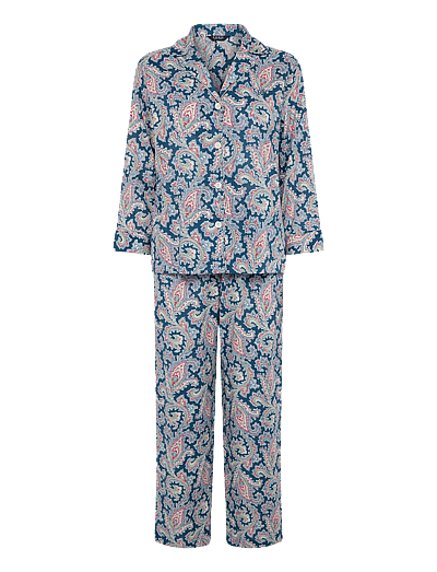 Lrl 3/4 Sl. Notch Collar Ankle Pant - Pyjamas