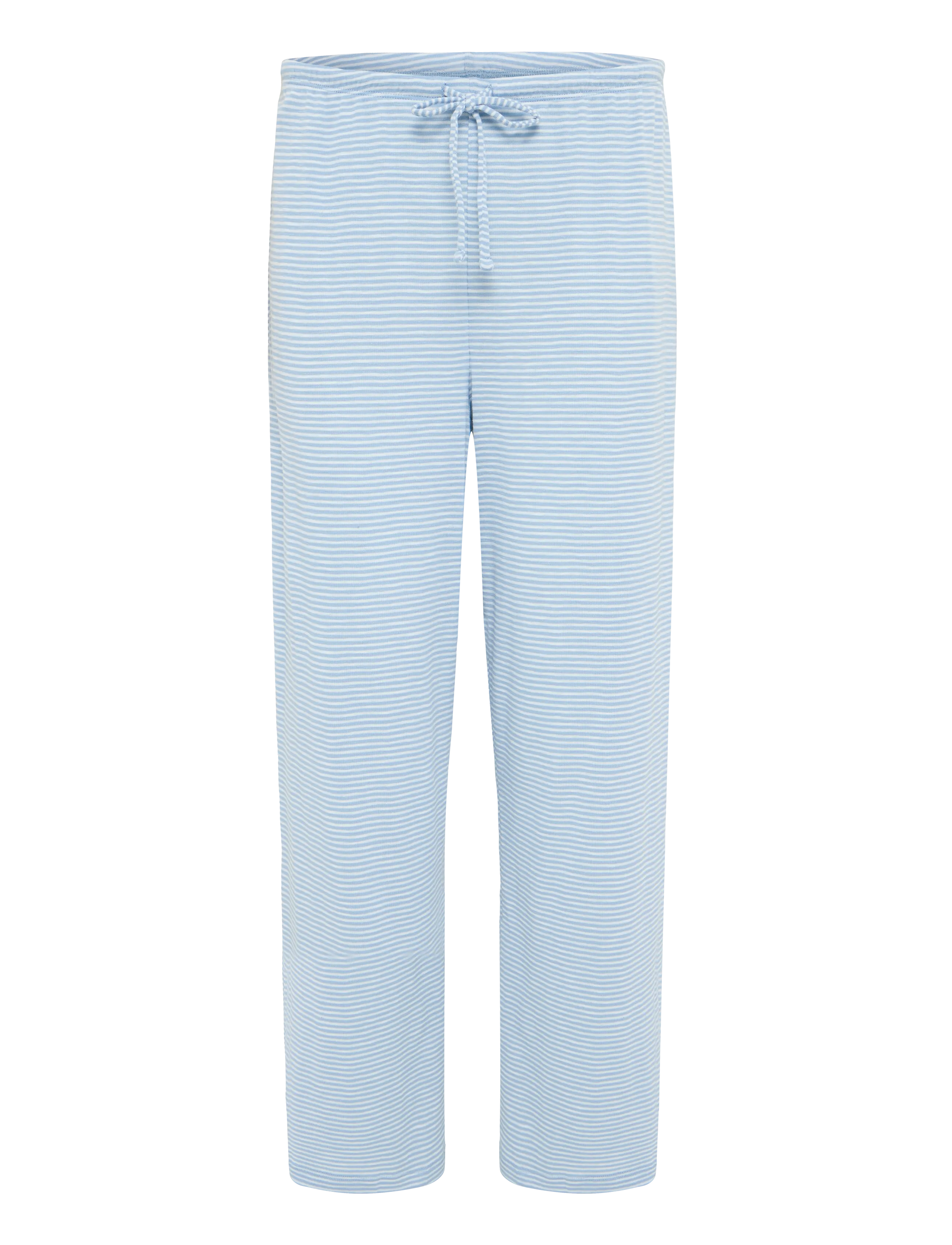 Lauren Ralph Lauren Homewear - LRL S/s lace NK ankle pant pj set - pyjamas - blue stripe - 5
