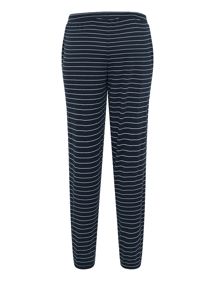Lauren Ralph Lauren Homewear - LRL L/s crew nk jogger pj set - pullover - navy stripe - 3