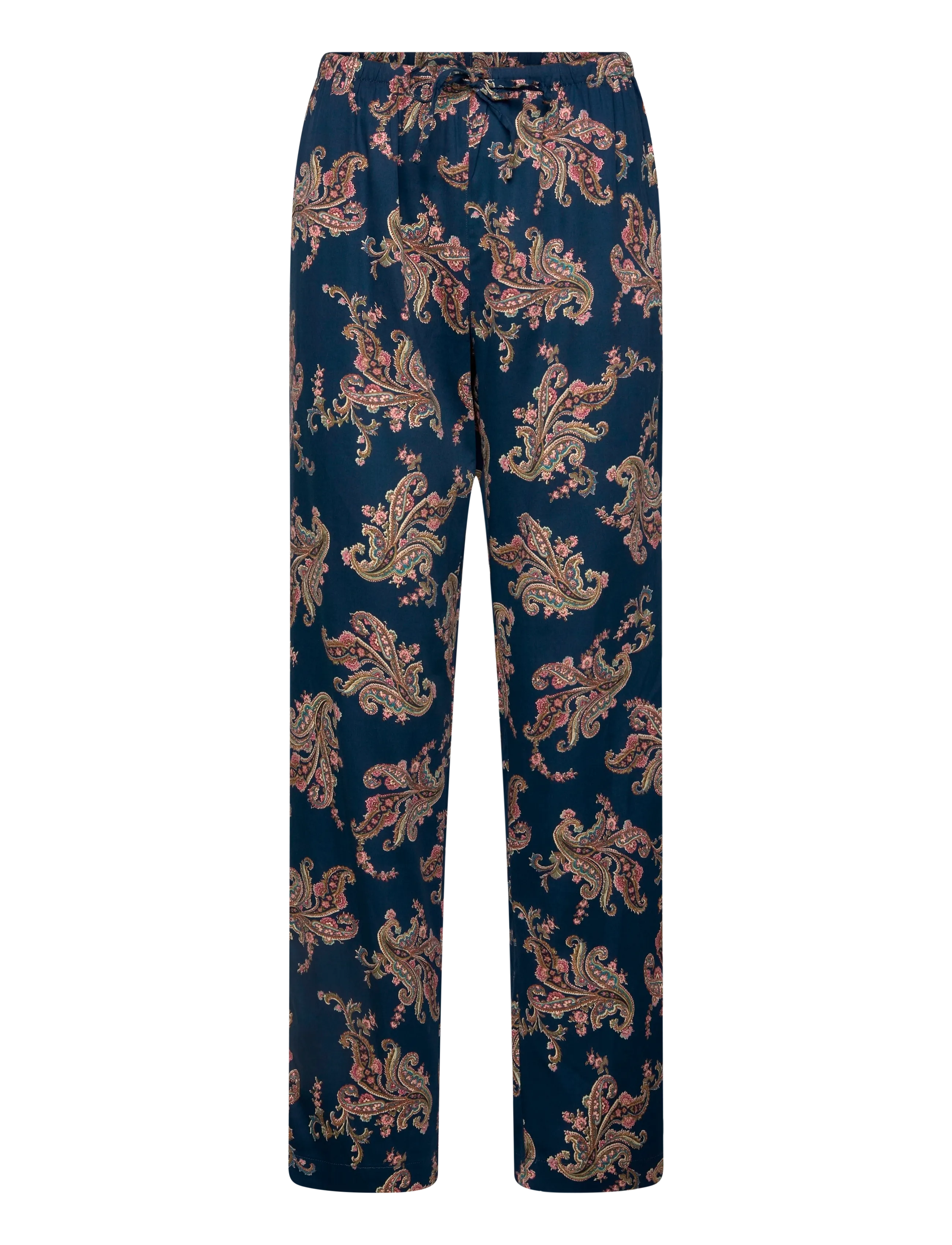 Lauren Ralph Lauren Homewear - LRL L/s notch collar long pant pj s - navy print - 3