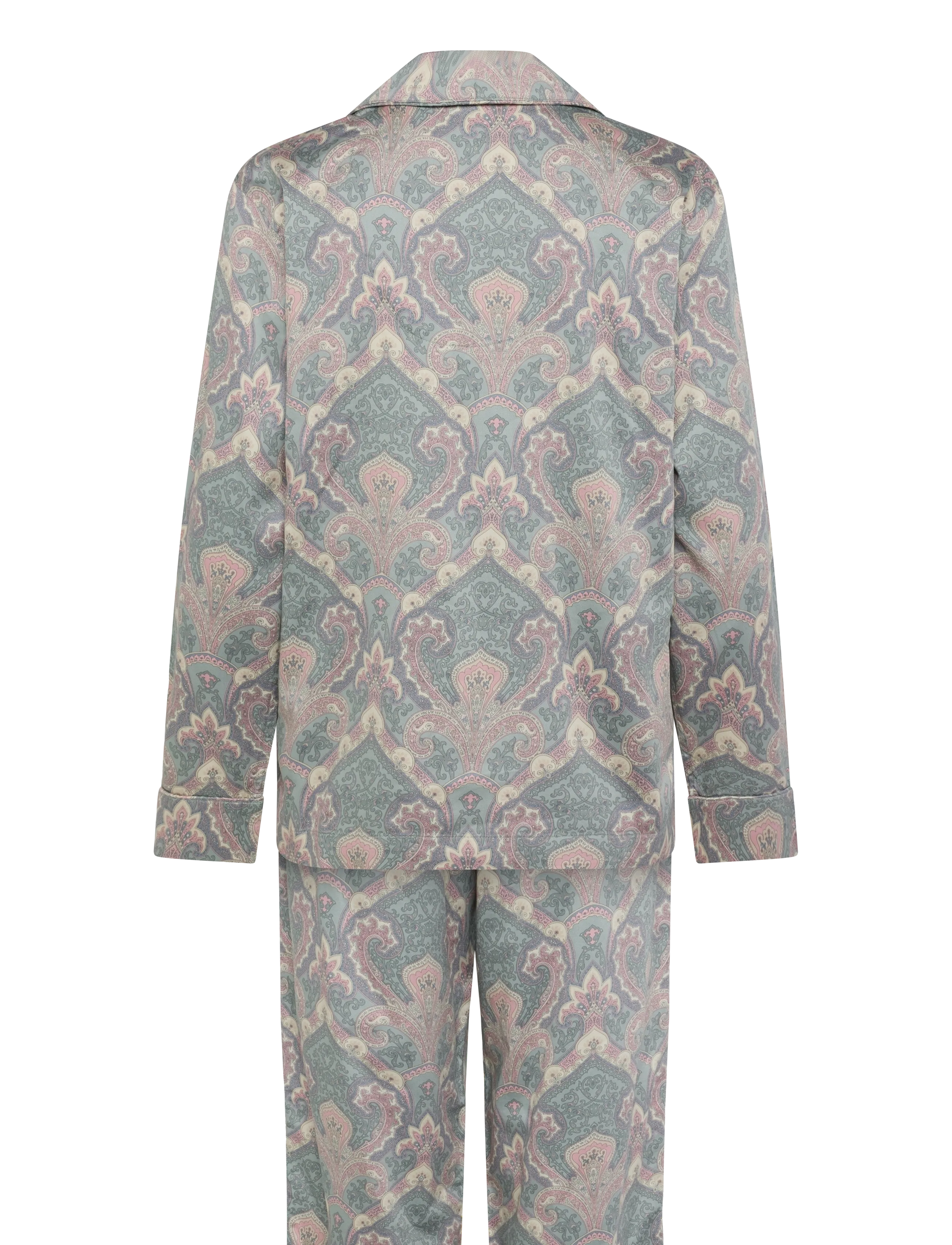 Lauren Ralph Lauren Homewear - LRL L/s notch collar long pant pj s - langärmlige hemden - multi paisley - 2