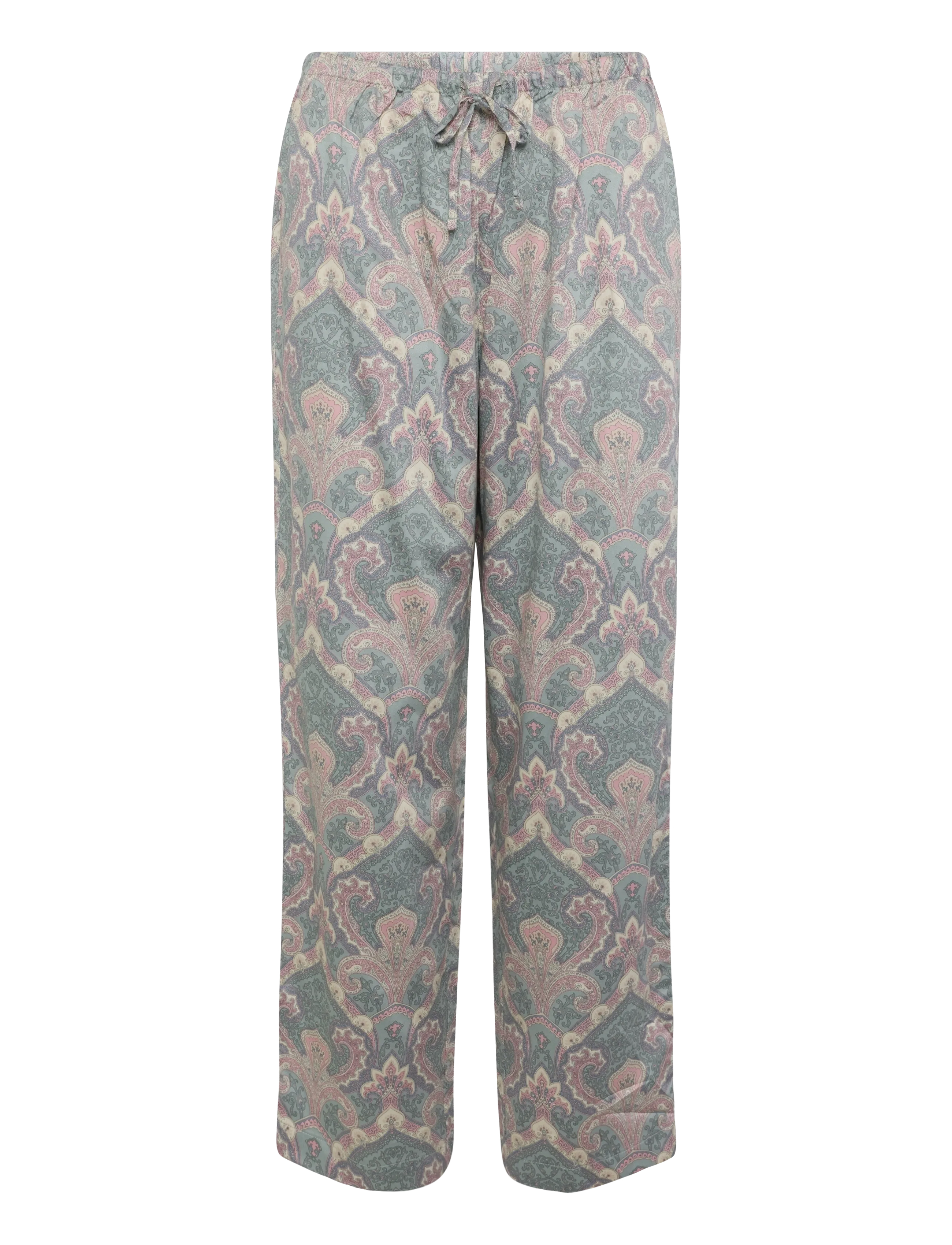 Lauren Ralph Lauren Homewear - LRL L/s notch collar long pant pj s - langärmlige hemden - multi paisley - 3
