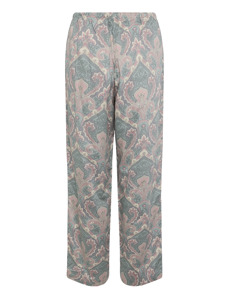 Lauren Ralph Lauren Homewear - LRL L/s notch collar long pant pj s - langärmlige hemden - multi paisley - 4