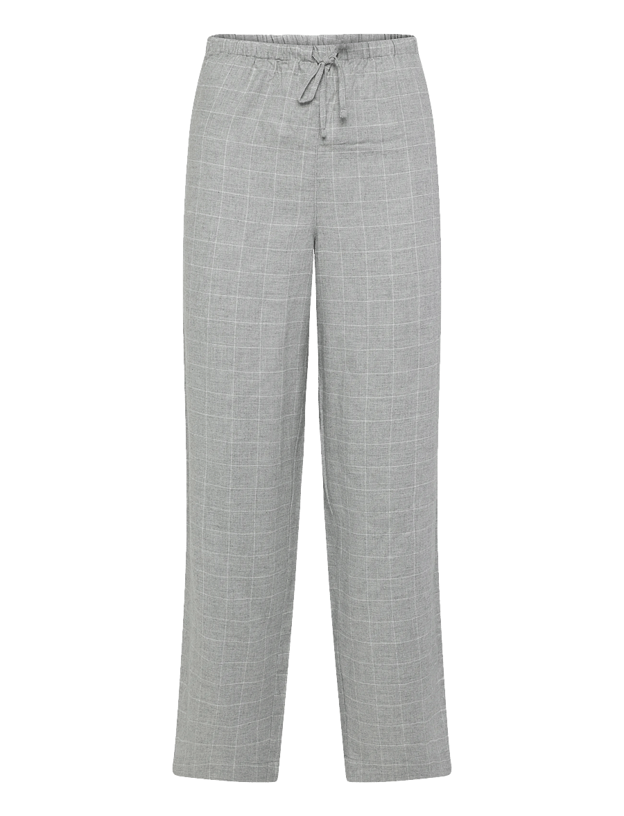 Lauren Ralph Lauren Homewear - LRL L/s notch collar long pant pj s - langärmlige hemden - grey print - 3