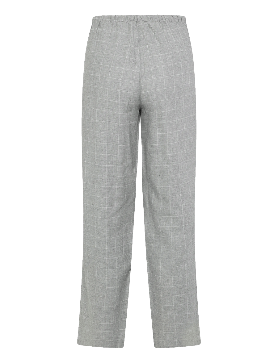 Lauren Ralph Lauren Homewear - LRL L/s notch collar long pant pj s - langärmlige hemden - grey print - 4