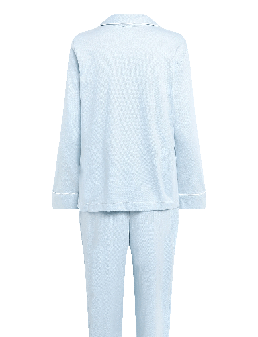 Lauren Ralph Lauren Homewear - LRL L/s notch collar long pant pj s - pidžaamad - blue - 2