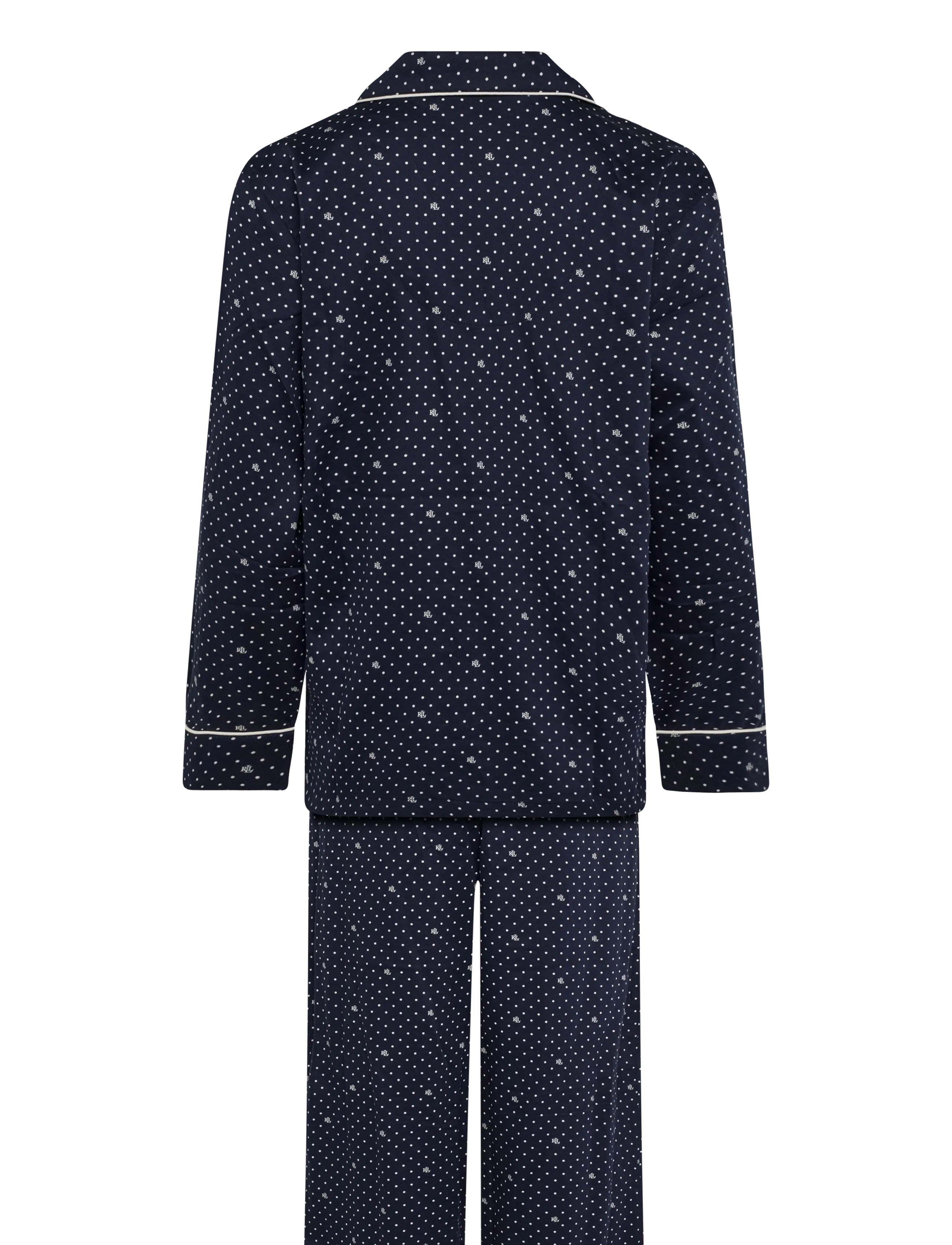 Lauren Ralph Lauren Homewear - LRL L/s notch collar long pant pj s - pidžaamad - navy print - 1
