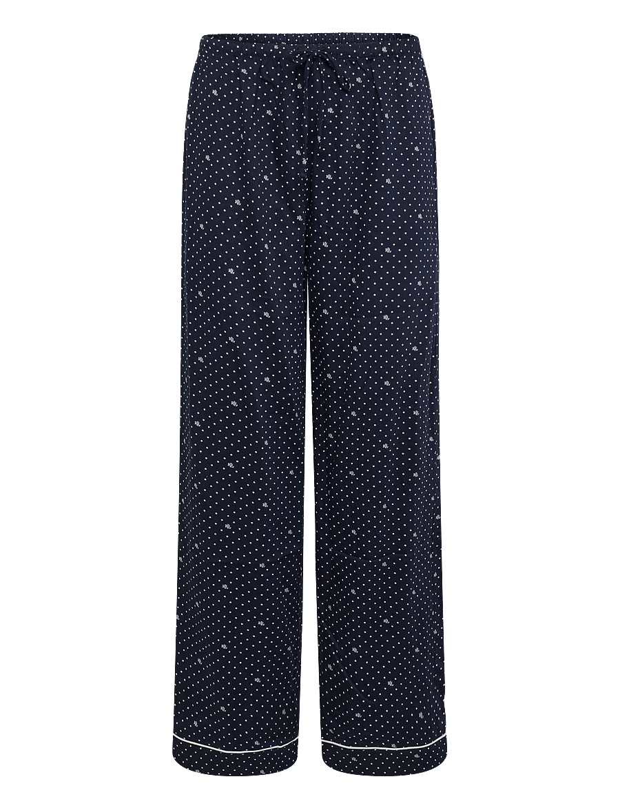 Lauren Ralph Lauren Homewear - LRL L/s notch collar long pant pj s - pidžaamad - navy print - 2
