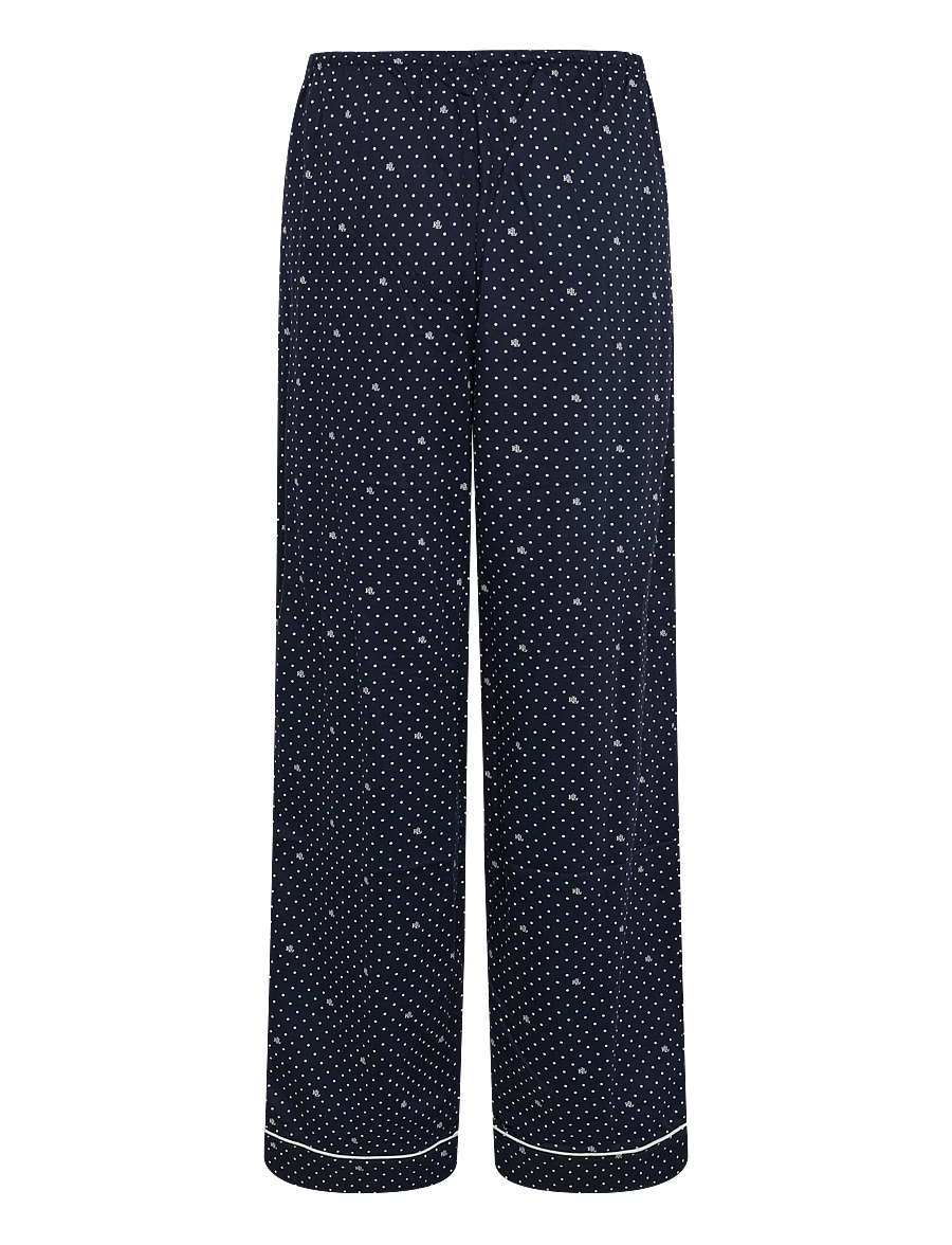 Lauren Ralph Lauren Homewear - LRL L/s notch collar long pant pj s - pidžaamad - navy print - 3