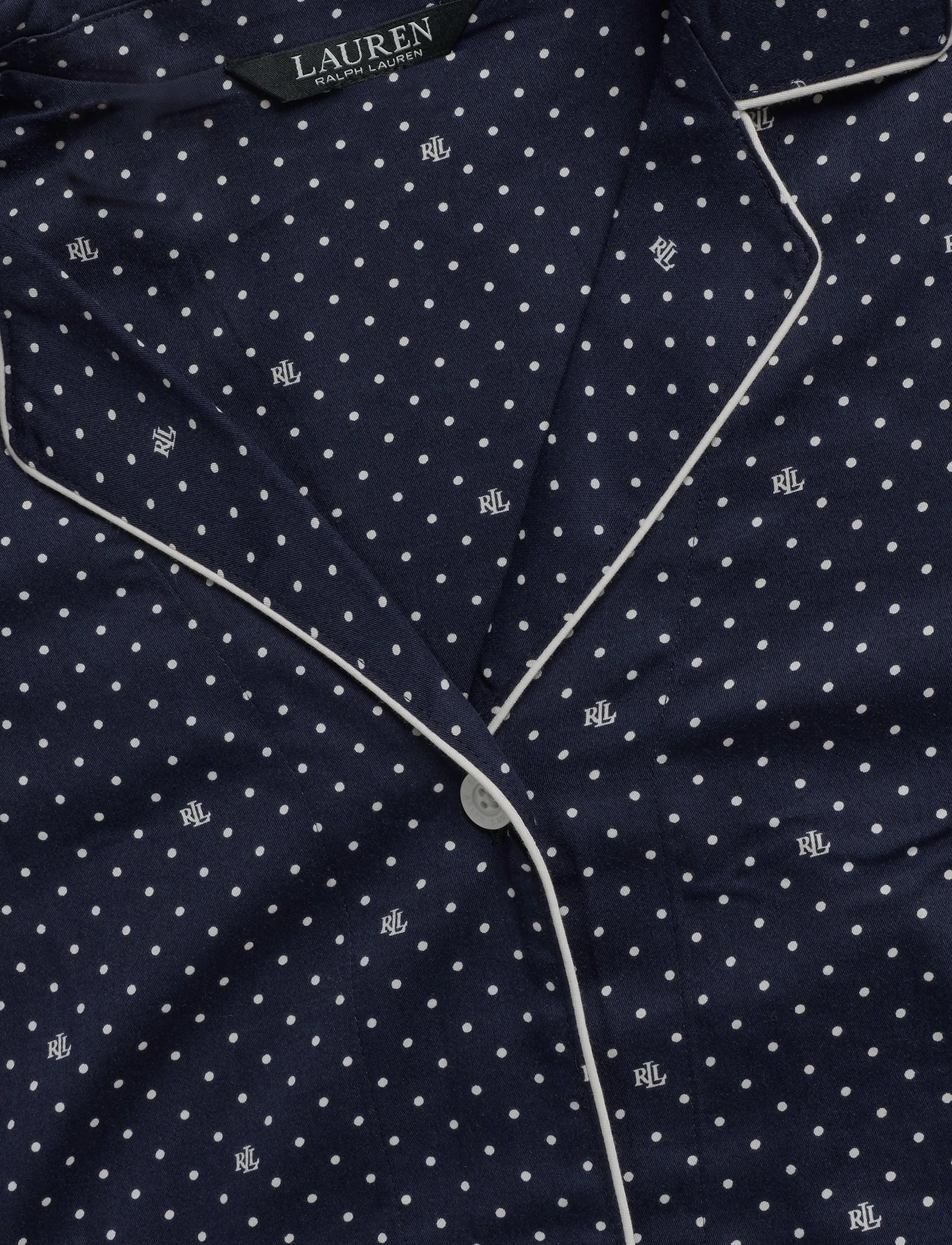 Lauren Ralph Lauren Homewear - LRL L/s notch collar long pant pj s - pidžaamad - navy print - 4