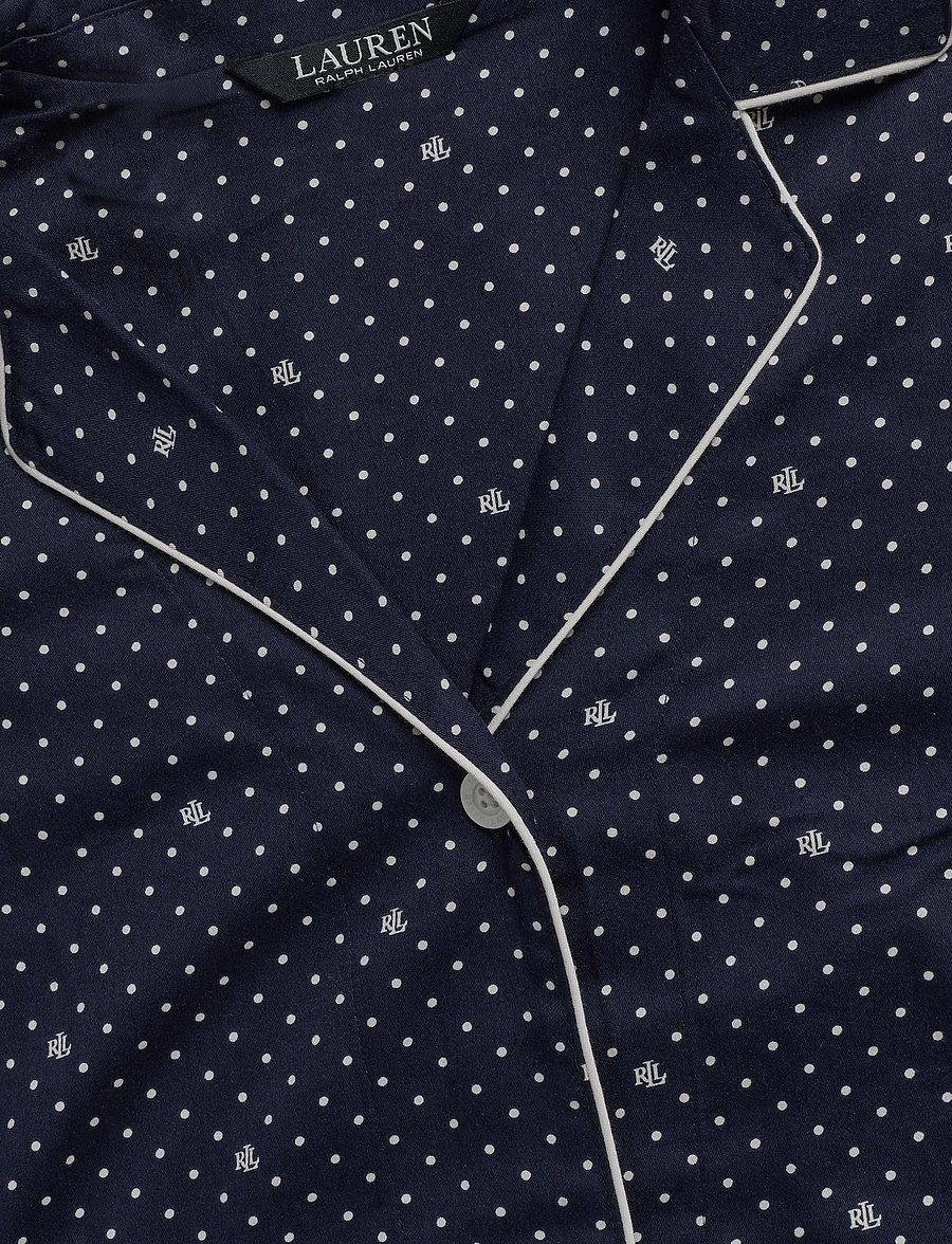 Lauren Ralph Lauren Homewear - LRL L/s notch collar long pant pj s - pidžaamad - navy print - 4