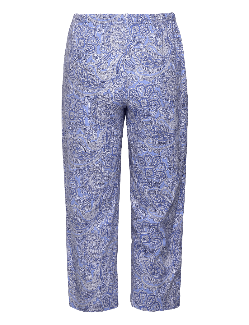 Lauren Ralph Lauren Homewear - LRL HERITAGE 3/4 SL CLASSIC NOTCH PJ SET - nattøj & hyggetøj - blue paisley - 4