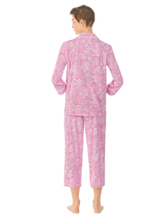 Lauren Ralph Lauren Homewear - LRL HERITAGE 3/4 SL CLASSIC NOTCH PJ SET - pyjamat - pink paisley - 5