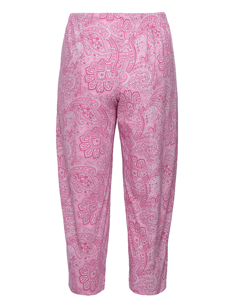 Lauren Ralph Lauren Homewear - LRL HERITAGE 3/4 SL CLASSIC NOTCH PJ SET - pyjamas - pink paisley - 4