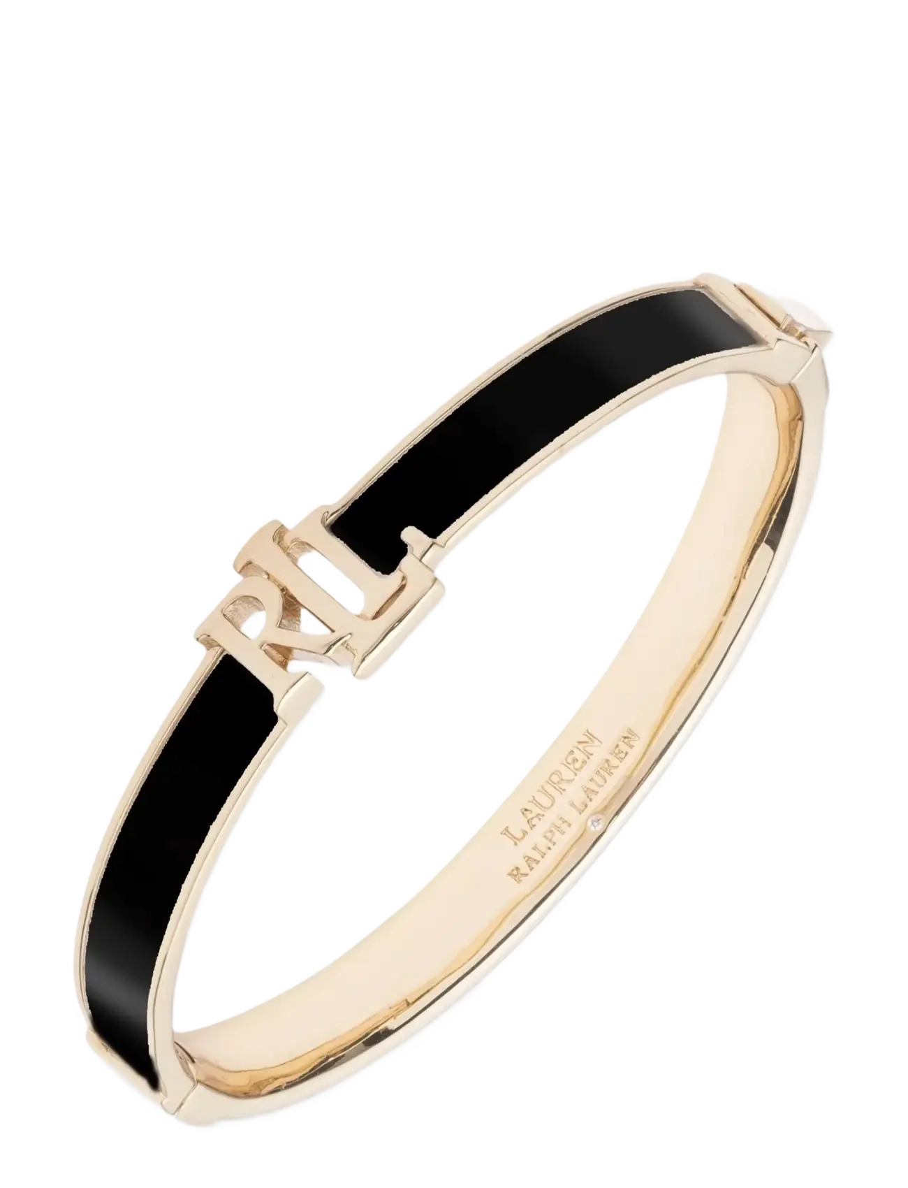 BR LRL COLOR HINGE BANGLE - GLD/BLACK - GLD/BLACK