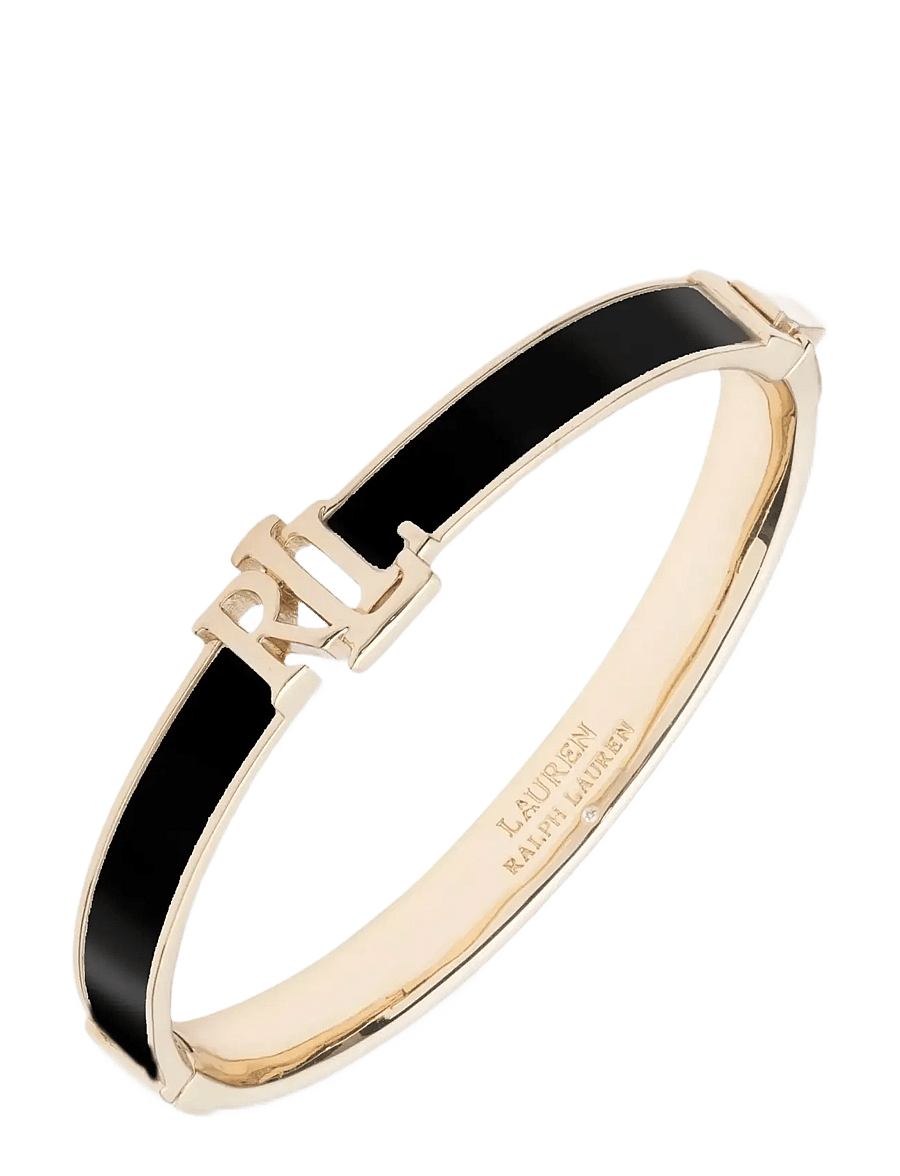 Lauren Ralph Lauren - BR LRL COLOR HINGE BANGLE - GLD/BLACK - armreifen - gld/black - 1