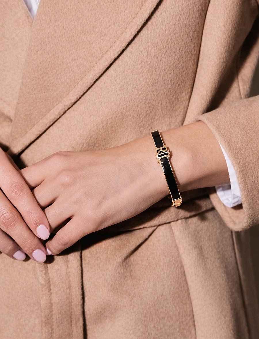 Lauren Ralph Lauren - BR LRL COLOR HINGE BANGLE - GLD/BLACK - armreifen - gld/black - 3