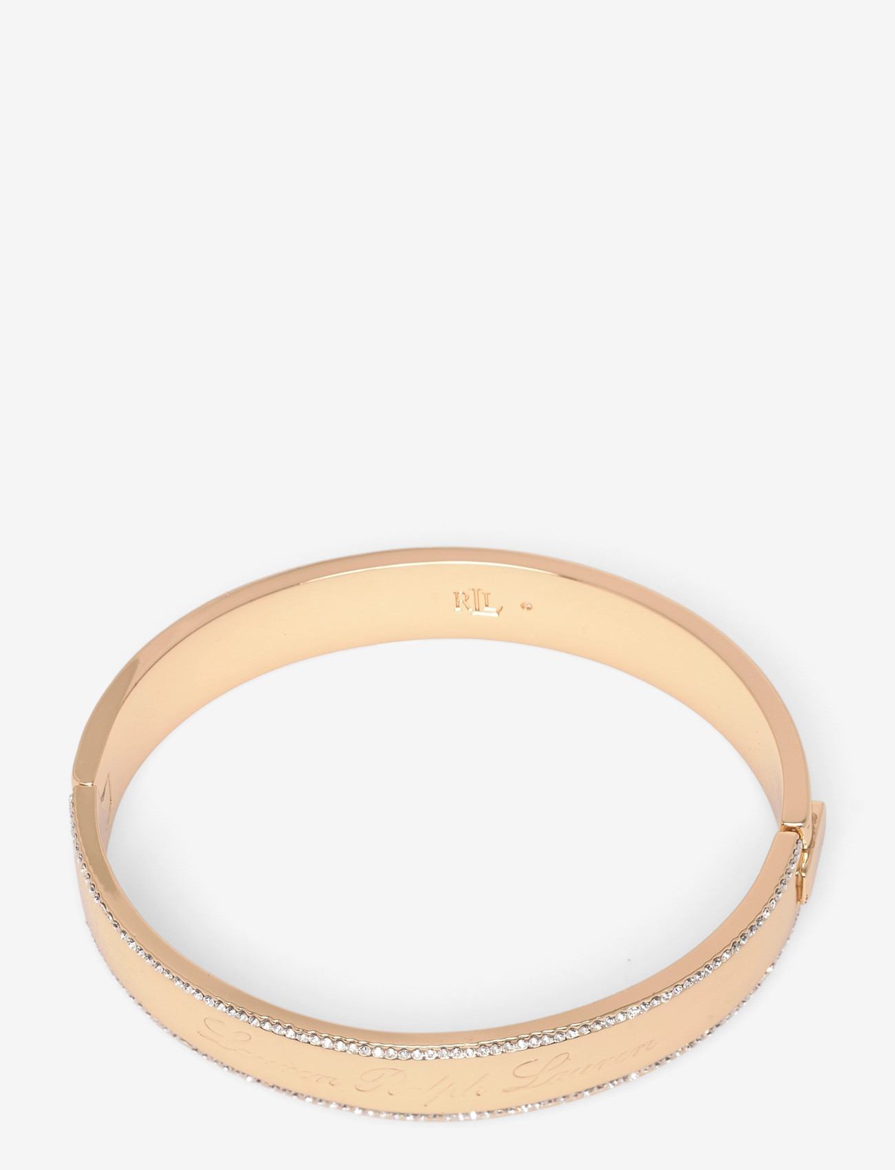 Lauren Ralph Lauren - BR SCRIPT LOGO BANGLE-GLD/CRY - käevõrud - gld/cry - 0