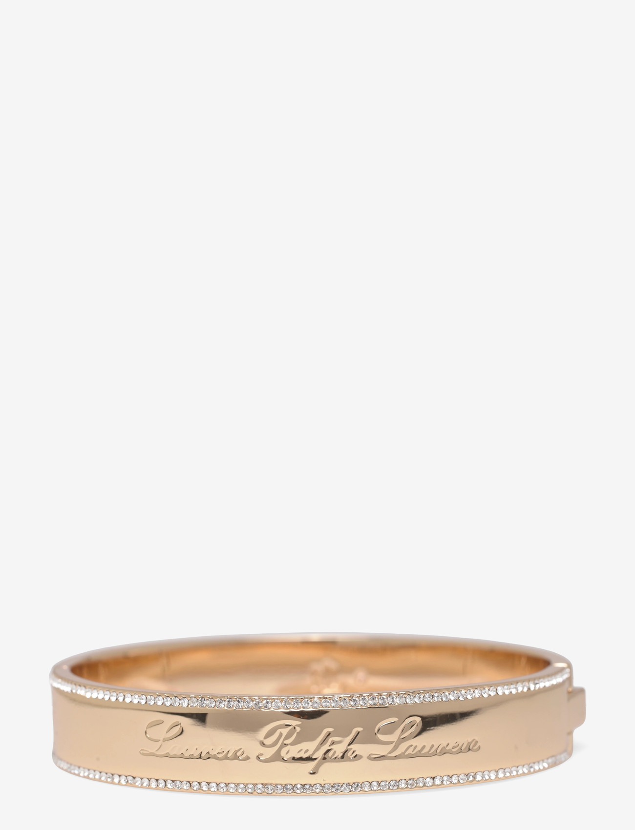 Lauren Ralph Lauren - BR SCRIPT LOGO BANGLE-GLD/CRY - käevõrud - gld/cry - 1