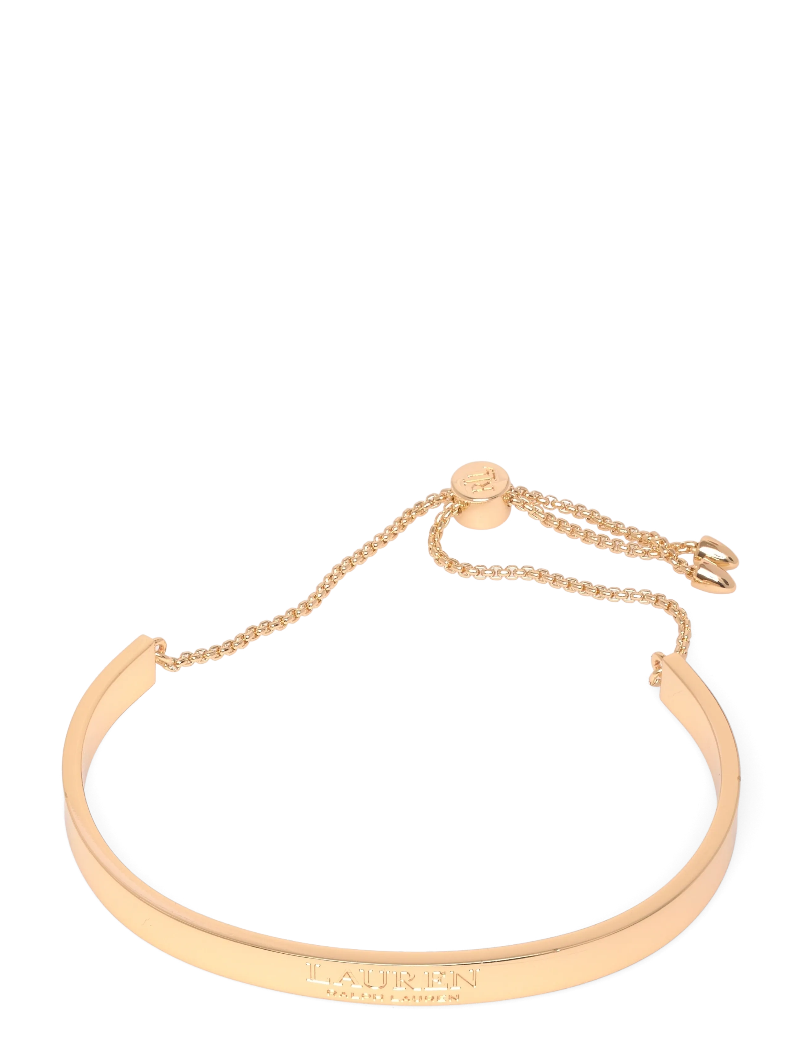 Lauren Ralph Br Logo Slider Gld, One Size 26.7 cm, Bracelets, Gold - Bangles, Frauen