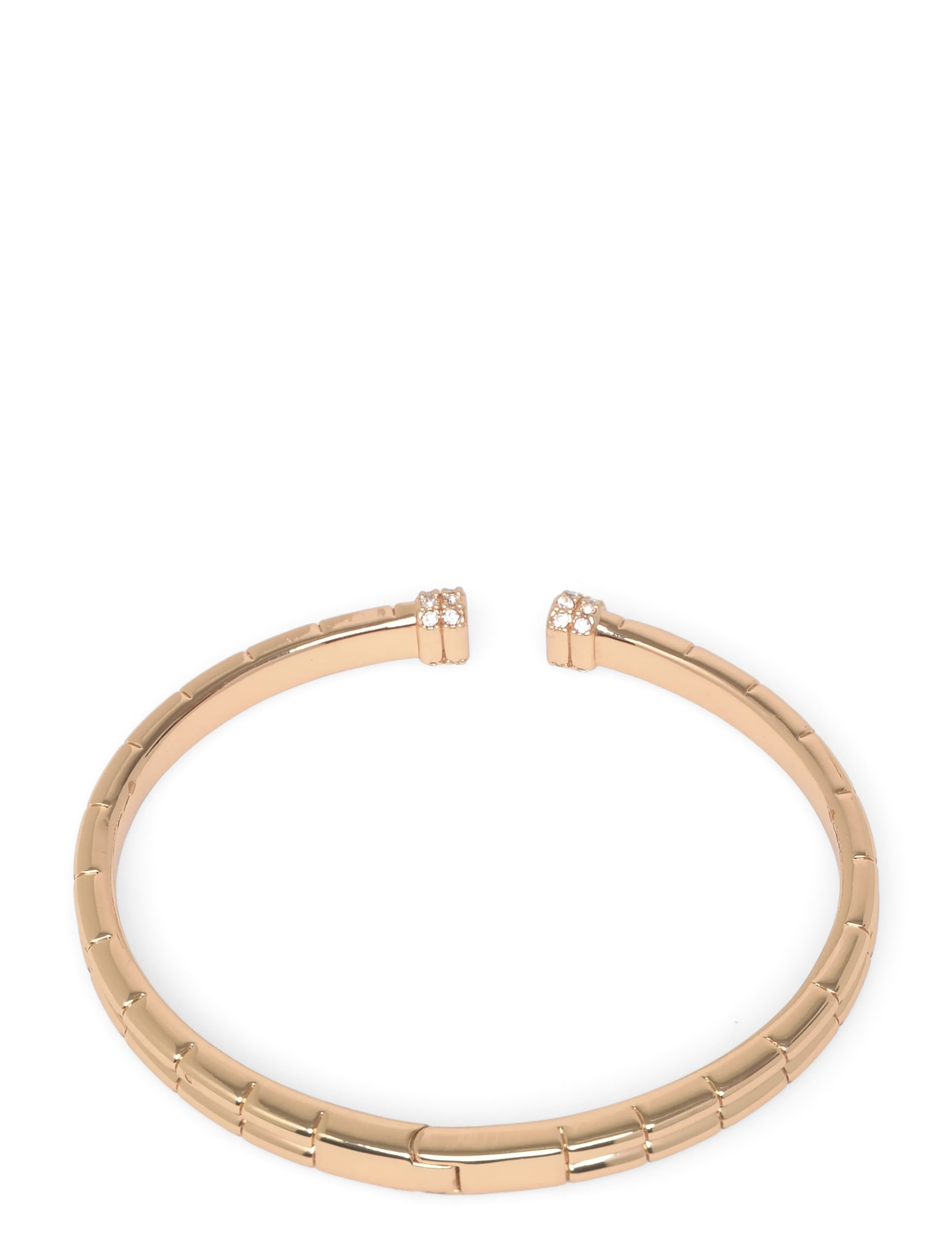 Lauren Ralph Lauren - BR OPEN PAVE CUFF - GLD/CRY - armreife - gld/cry - 1