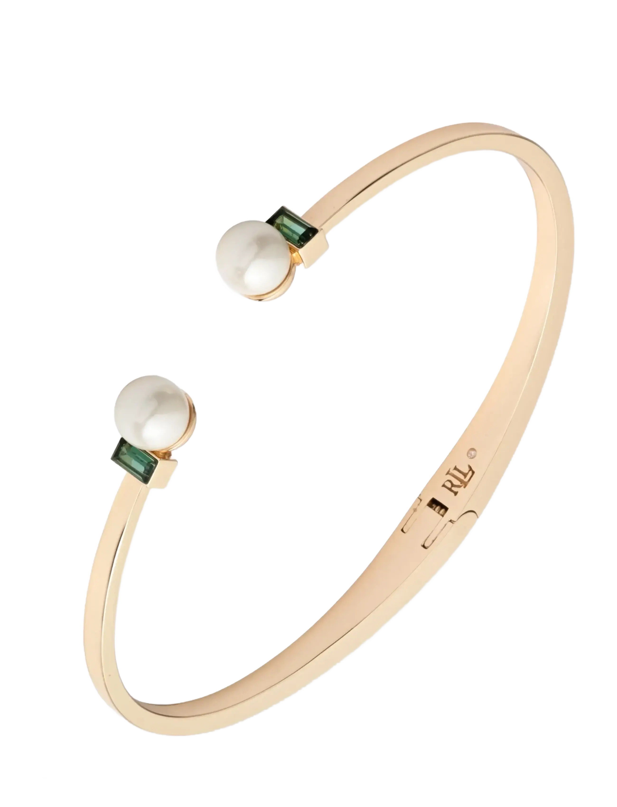 Lauren Ralph Lauren BR PEARL BAGUETTE CUFF - GLD/ERINITE - Accessories - GLD/ERINITE / gold