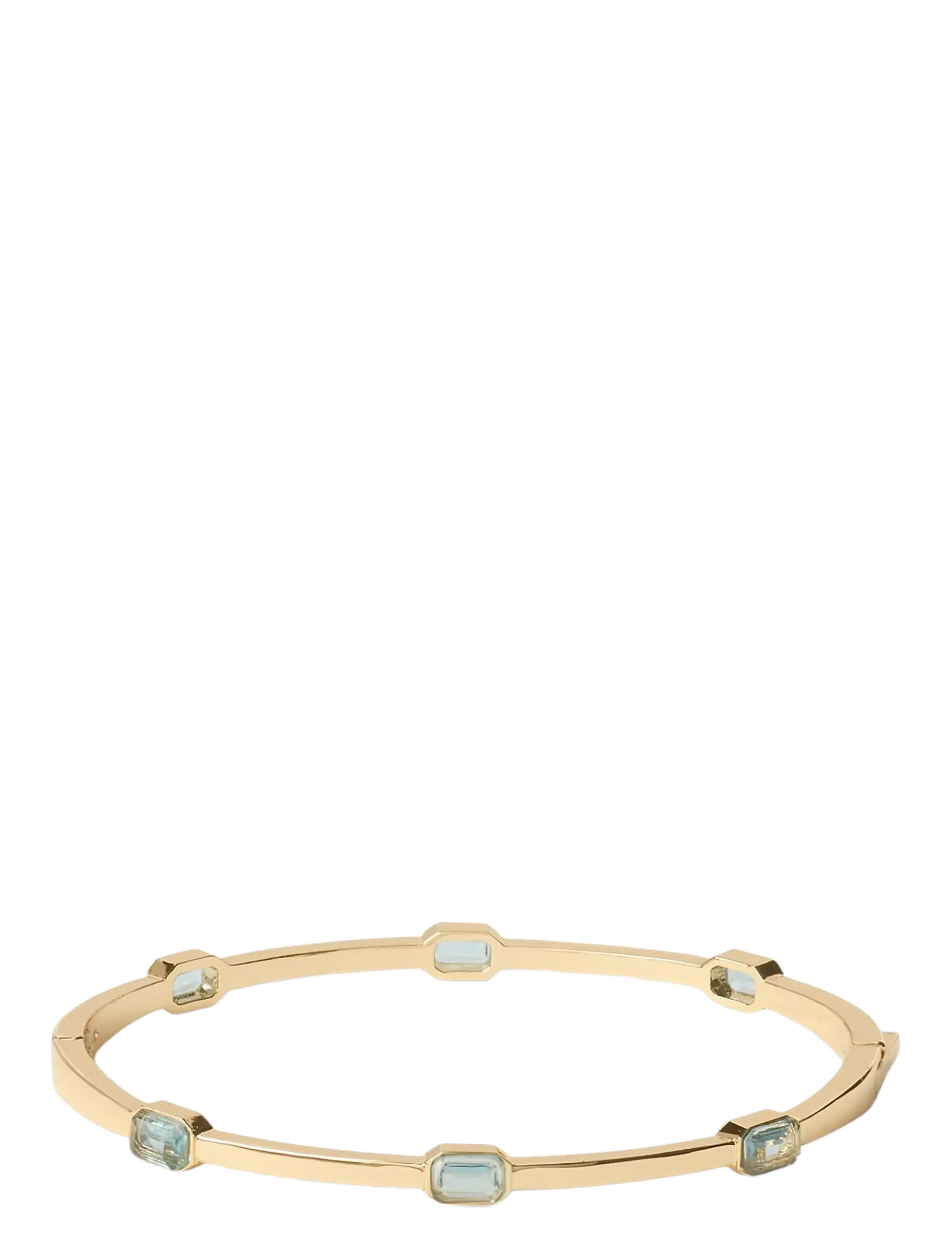 Lauren Ralph Lauren BR STONE BANGLE - GLD/AQUA - Tänapäevane naiselikkus - GLD/AQUA / gold