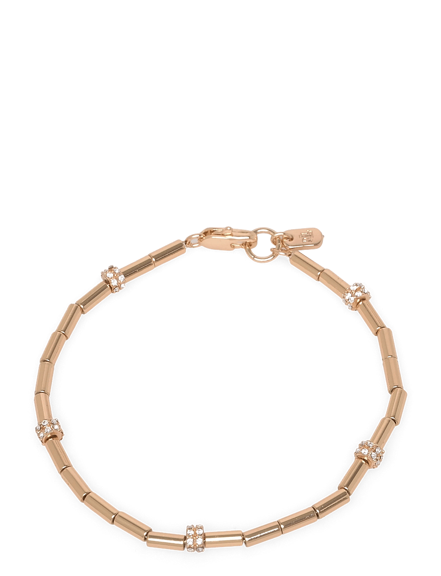 Lauren Ralph Lauren - BR 7.25IN PAVE FLEX - GLD/CRY - bracelets chaîne - gld/cry - 0