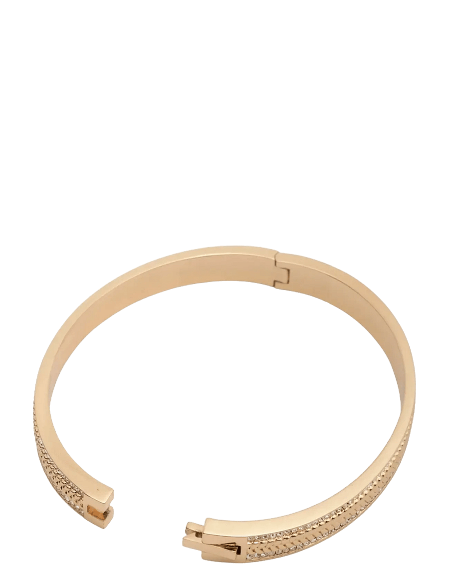 Lauren Ralph Lauren - BR PAVE HERRINGBONE BANGLE- GLD/ CRY - armringe - gld/ cry - 3