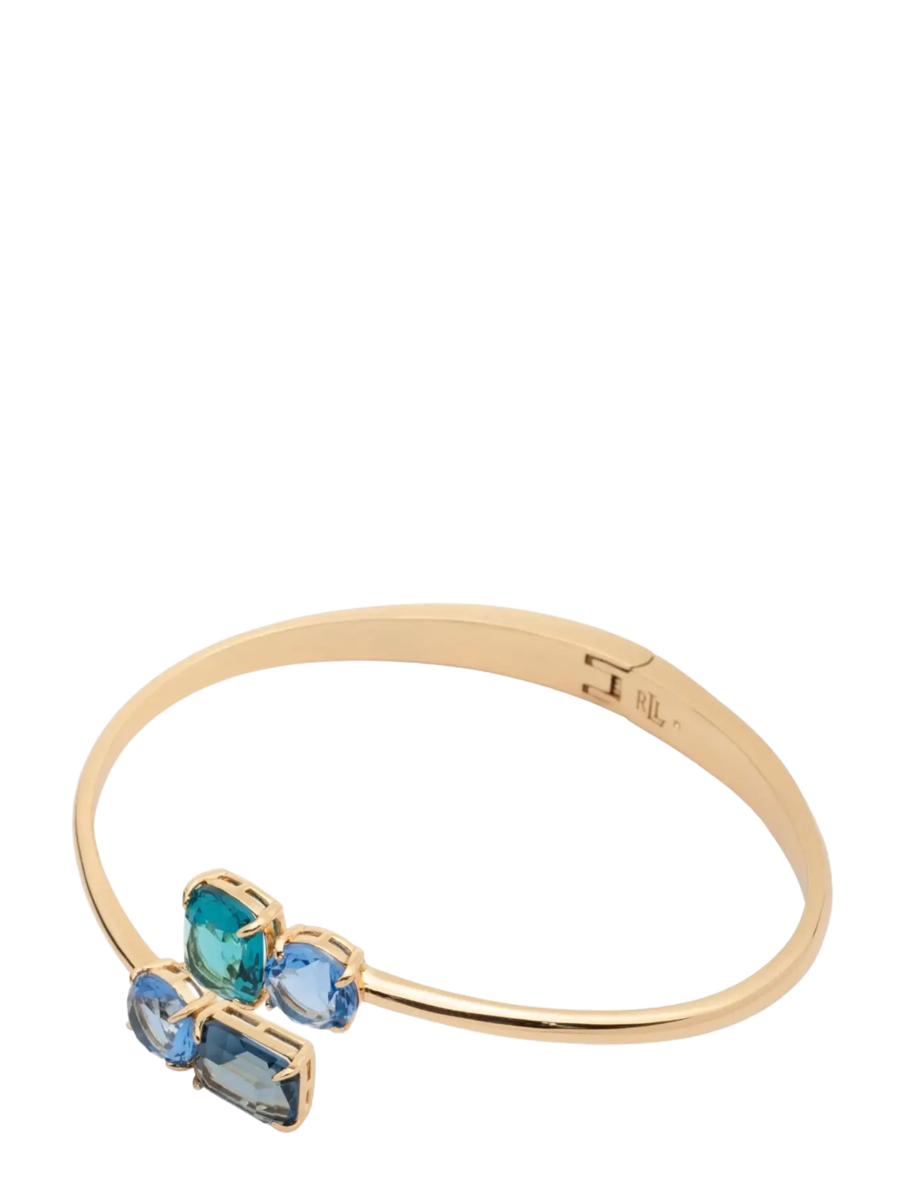 Lauren Ralph Lauren - BR STONE BYPASS CUFF- GLD/ BLUE - armringe - gld/ blue - 1