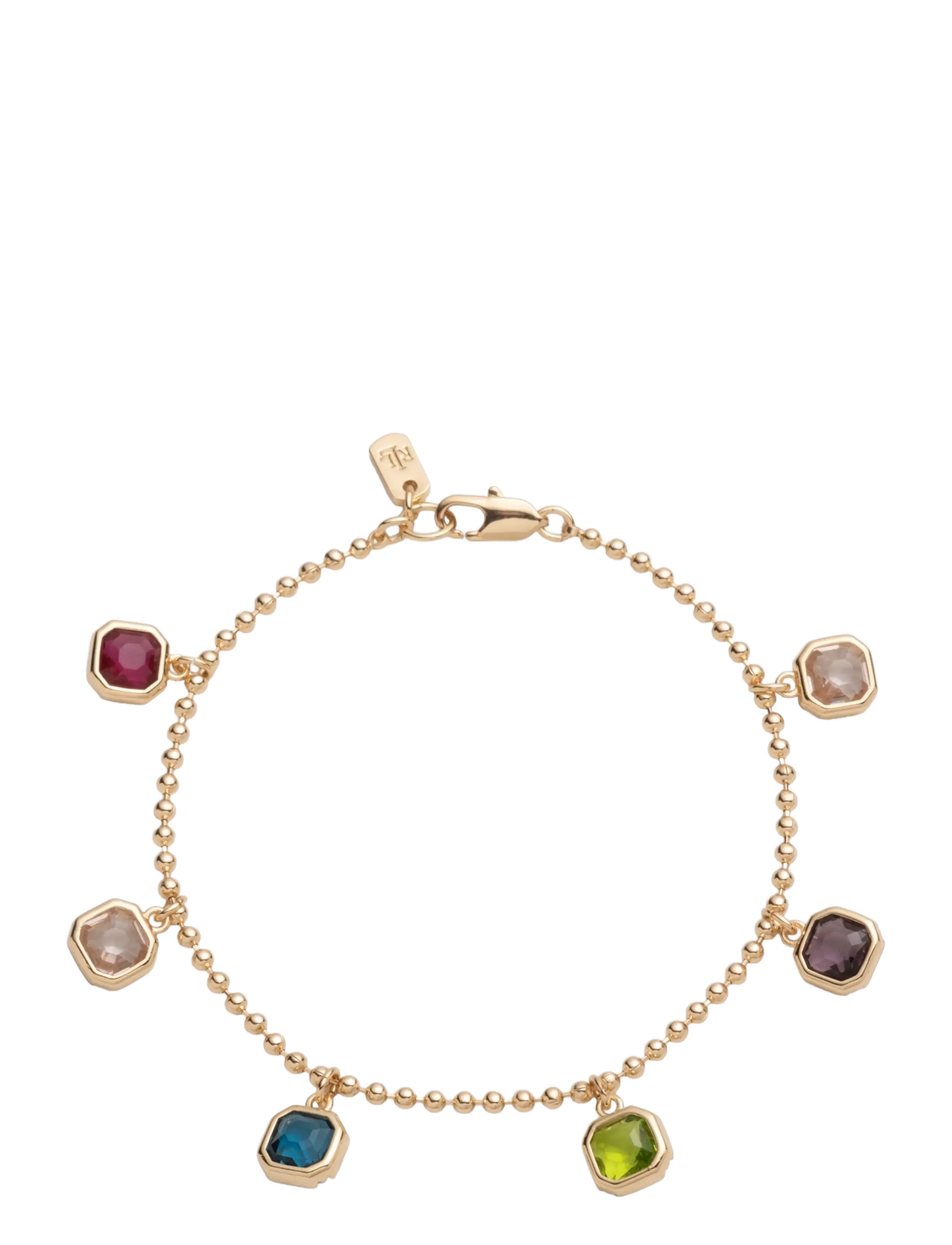 Lauren Ralph Lauren BR 7.25IN SHAKY STATION FLEX- GLD/ MULTI - Accessories - GLD/ MULTI / gold
