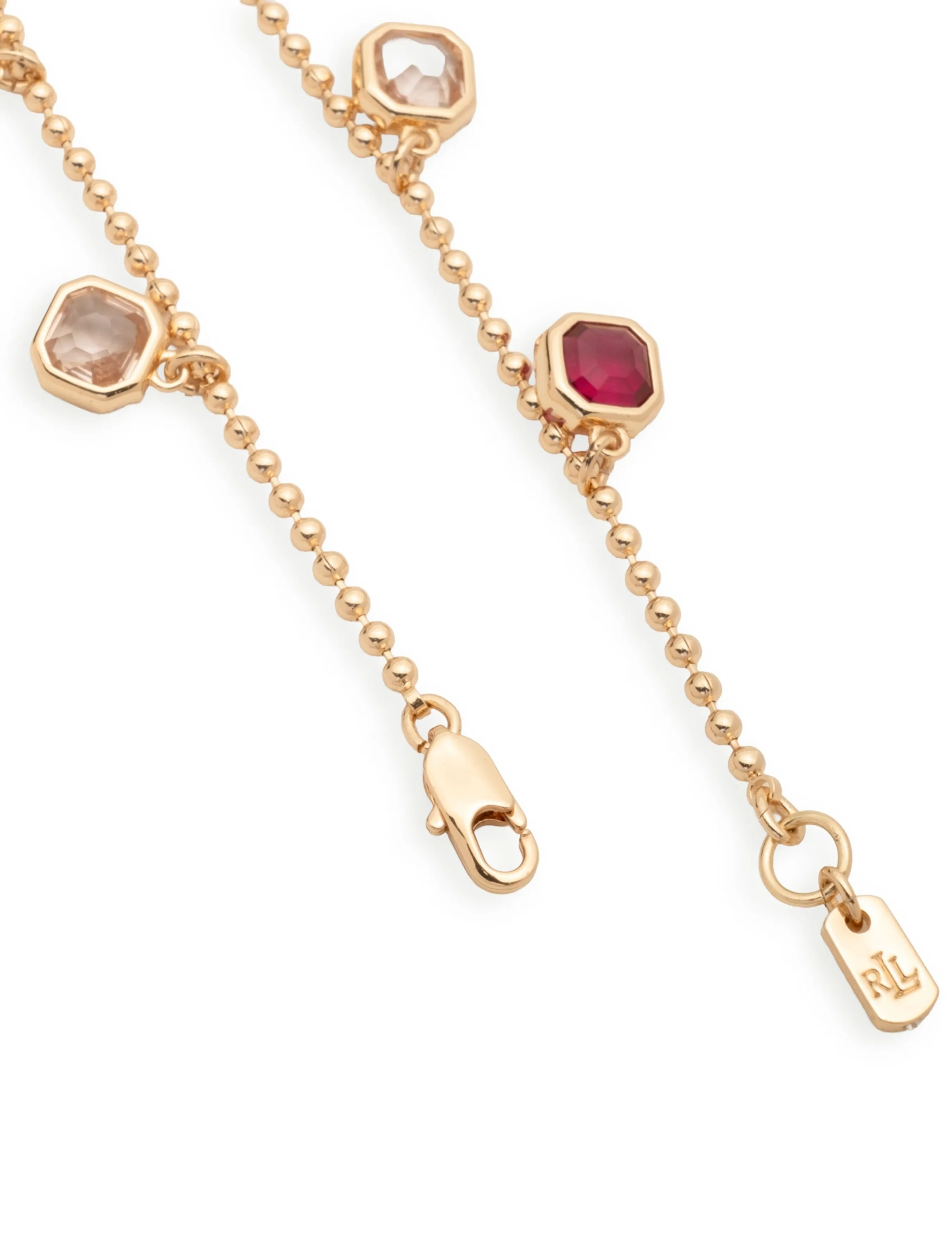 Lauren Ralph Lauren - BR 7.25IN SHAKY STATION FLEX- GLD/ MULTI - kædearmbånd - gld/ multi - 3