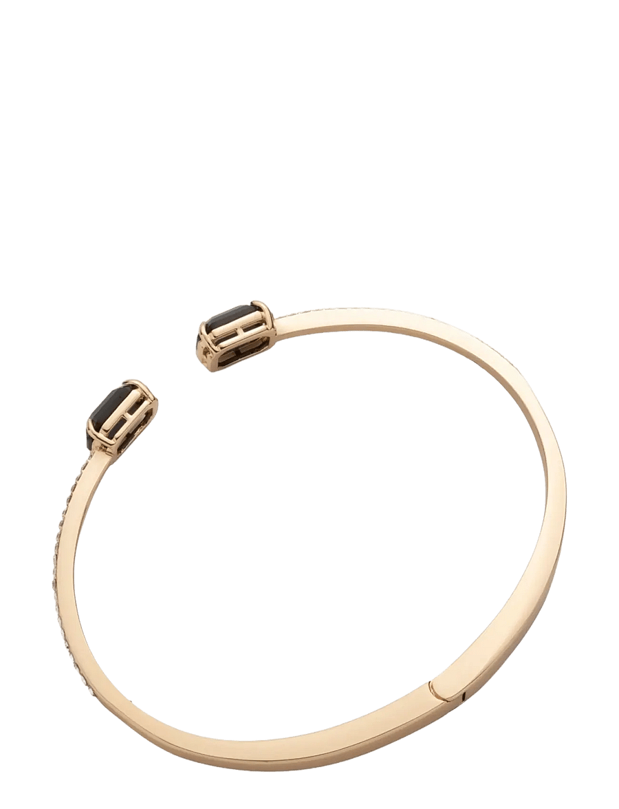 Lauren Ralph Lauren - BOX BR STONE CUFF - GLD/JET - armreifen - gld/jet - 1