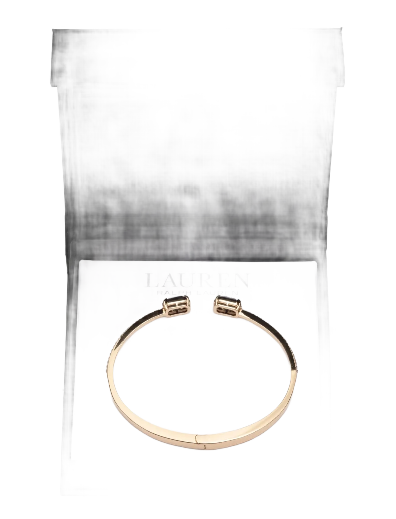 Lauren Ralph Lauren - BOX BR STONE CUFF - GLD/JET - armreifen - gld/jet - 3
