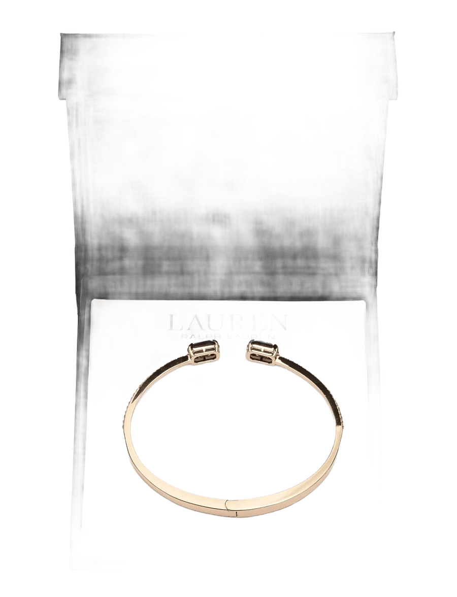Lauren Ralph Lauren - BOX BR STONE CUFF - GLD/JET - armreifen - gld/jet - 3