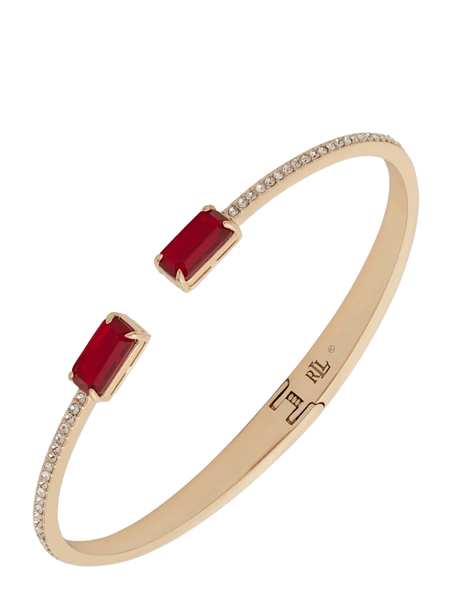 Lauren Ralph Lauren - BR BAGUETTE CUFF - GLD/SIAM - armreifen - gld/ siam - 1