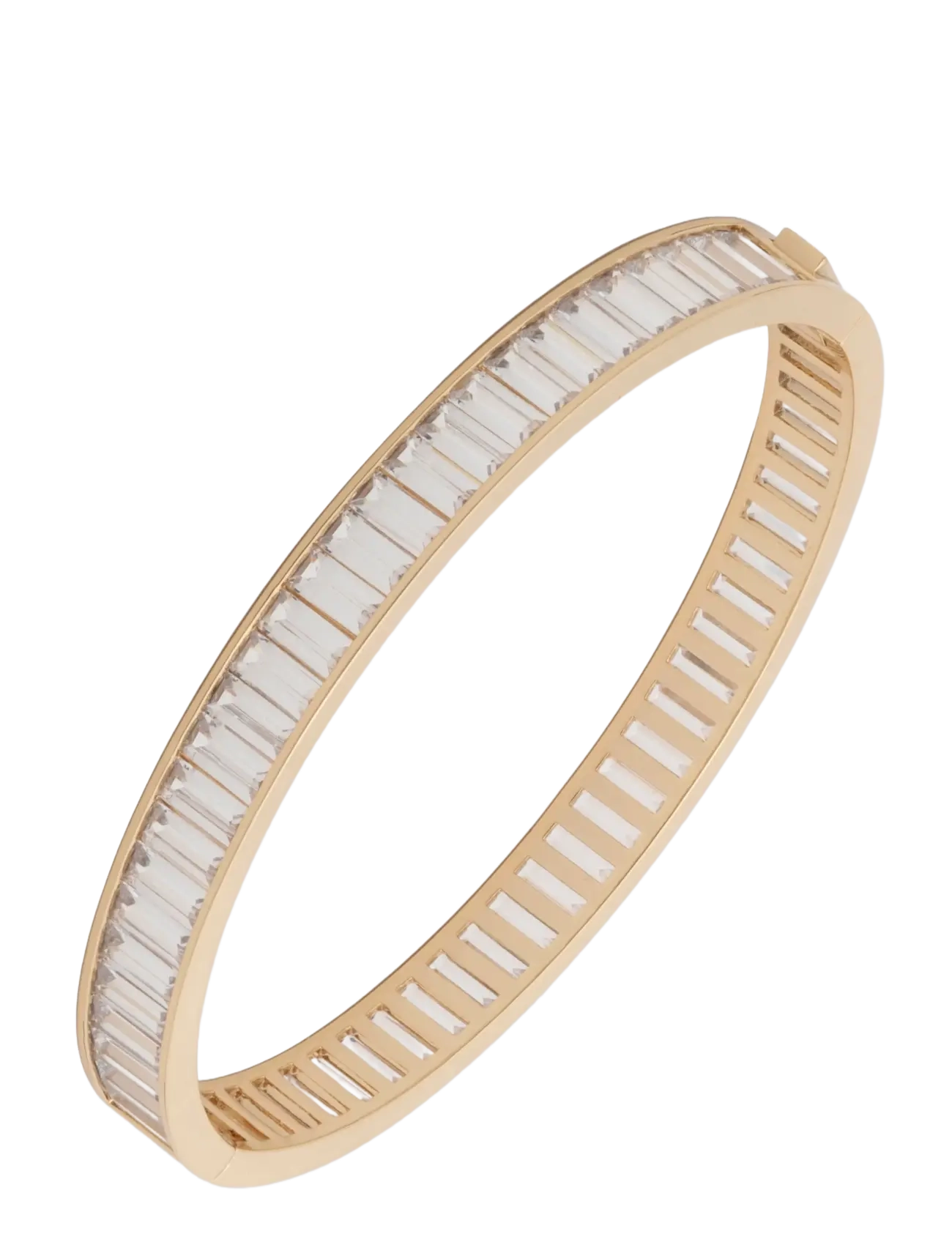 Lauren Ralph Lauren BR CZ BAGUETTE BANGLE - GLD/CRY - Armbänder - GLD/CRY / gold