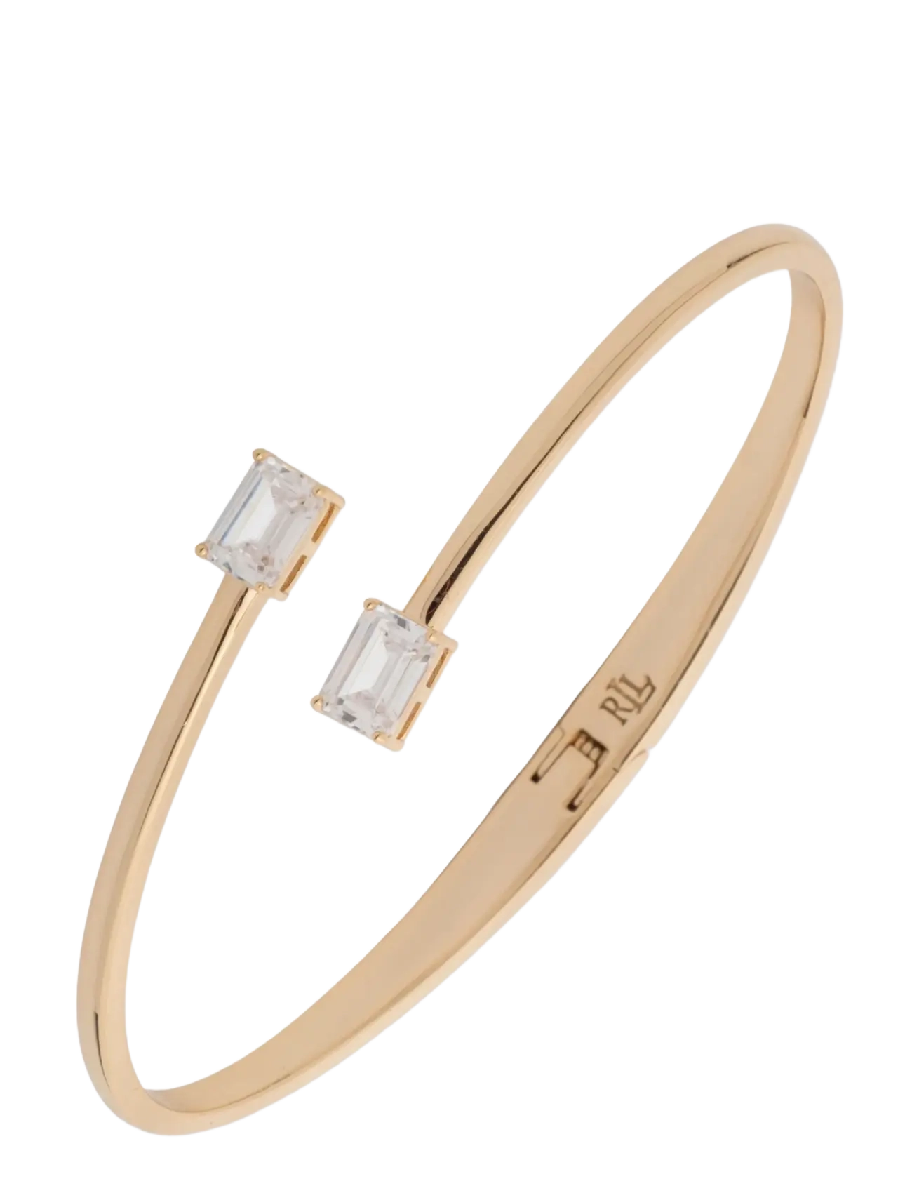 Lauren Ralph Lauren BR CZ BYPASS CUFF - GLD/CRY - Armbänder - GLD/CRY / gold