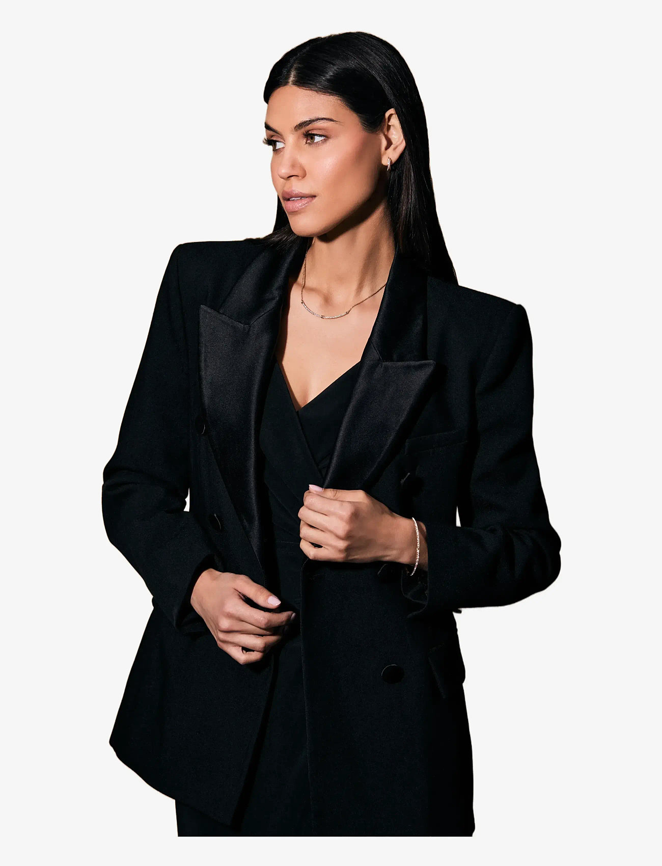 Lauren Ralph Lauren - PE 15MM TWISTED ROPE PAVE HOOP - GLD/CRY - studs örhängen - gld/cry - 2