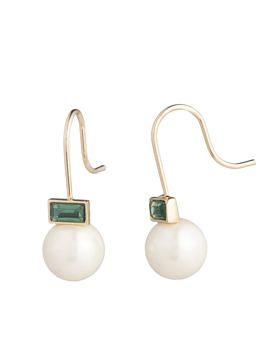 Lauren Ralph Lauren - PE PEARL BAGUETTE DROP - GLD/ERINITE - perlenohrringe - gld/erinite - 1
