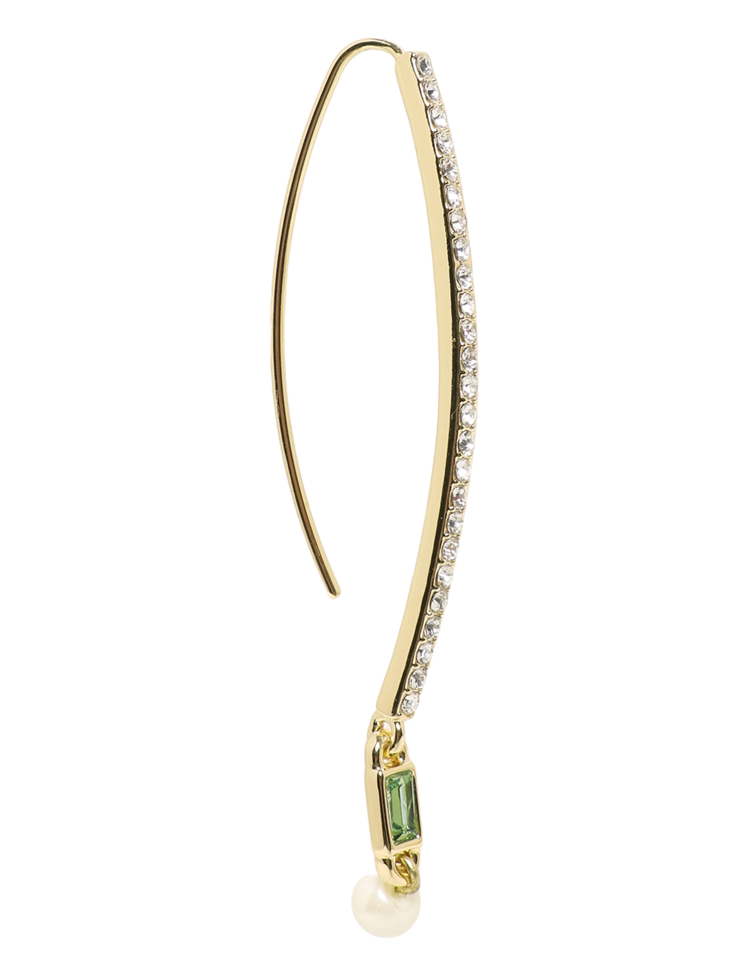 Lauren Ralph Lauren PE PEARL BAGUETTE THREADER - GLD/ERINITE - Aksessuaarid - GLD/ERINITE / gold