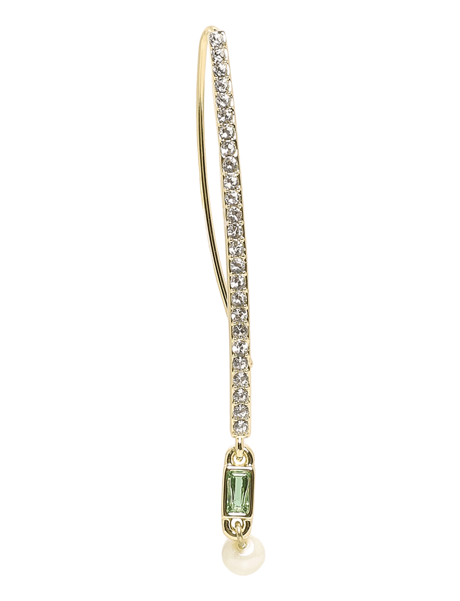 Lauren Ralph Lauren - PE PEARL BAGUETTE THREADER - GLD/ERINITE - boucles d'oreilles en perles - gld/erinite - 3
